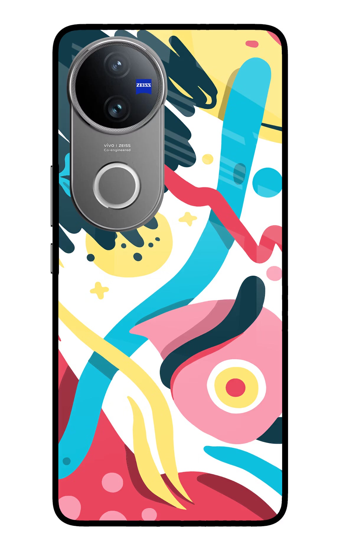 Trippy Vivo V50 5G Glass Case - Trippy Vivo V50 5G Glass Case Trippy Vivo V50 5G Glass Case
