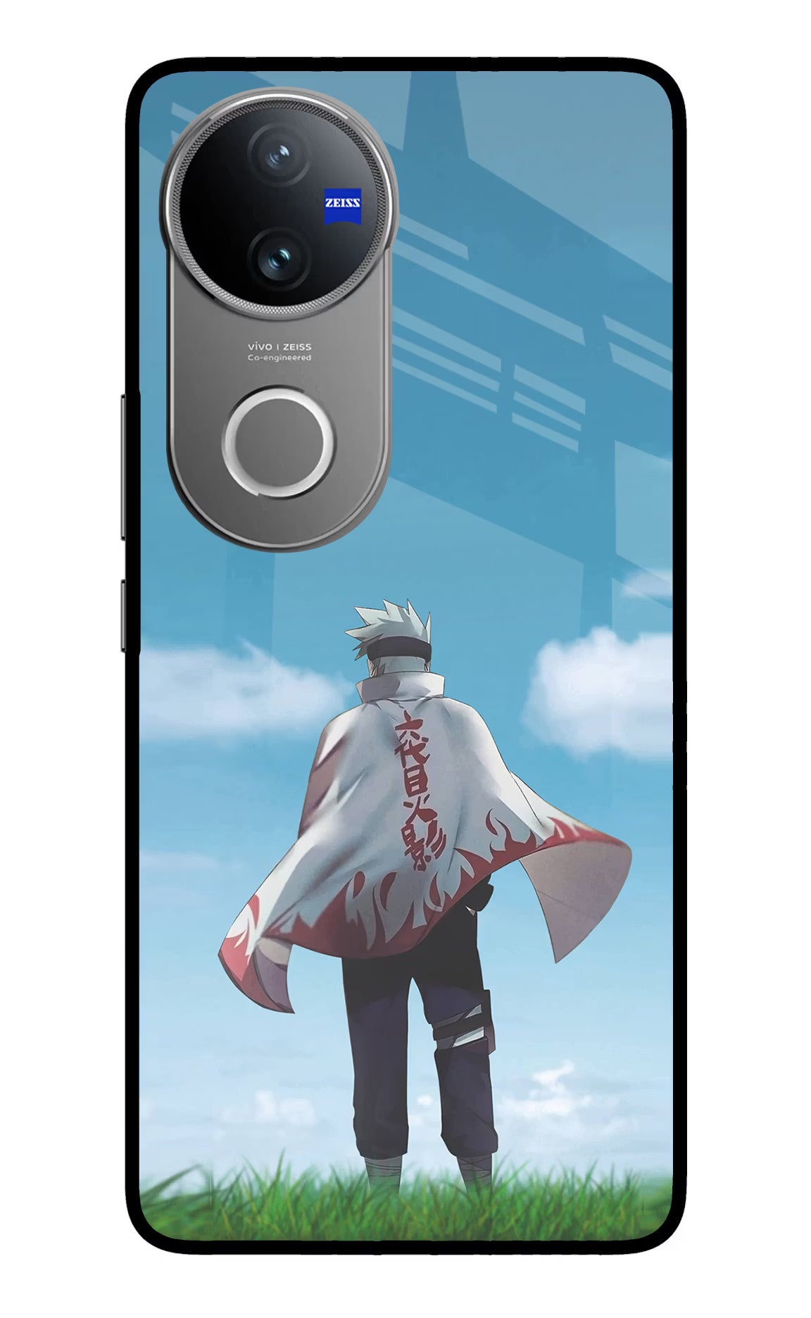 Kakashi Vivo V50 5G Glass Case - Kakashi Vivo V50 5G Glass Case Kakashi Vivo V50 5G Glass Case