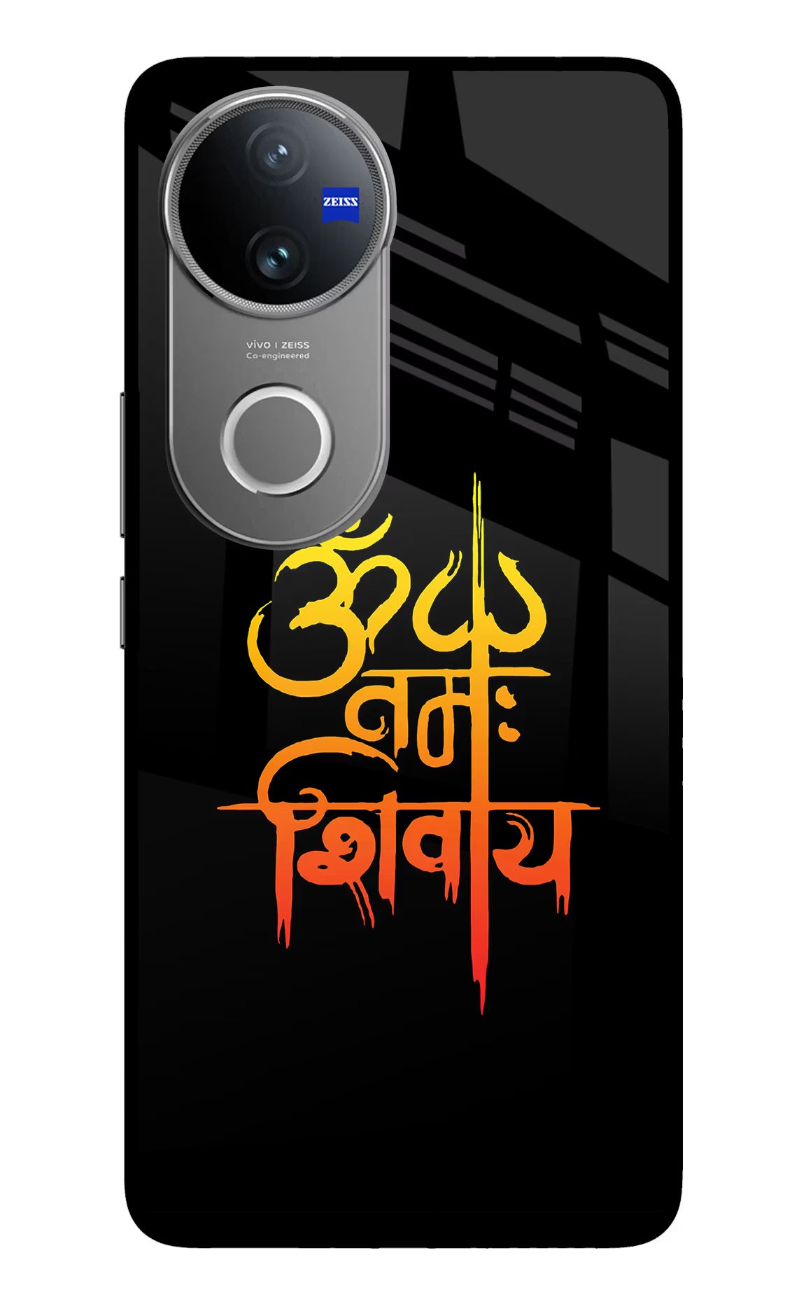 Om Namah Shivay Vivo V50 5G Glass Case - Om Namah Shivay Vivo V50 5G Glass Case Om Namah Shivay Vivo V50 5G Glass Case