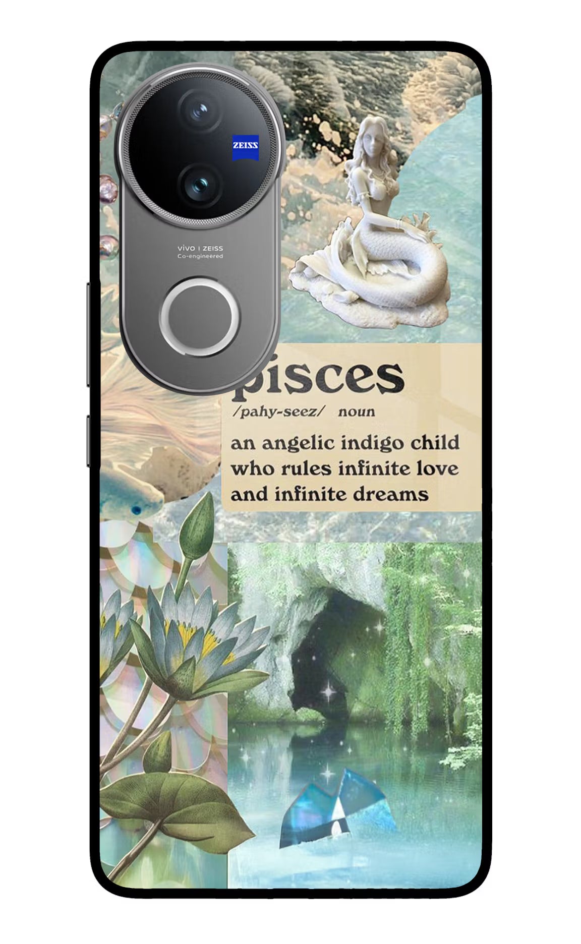 Pisces Zodiac Vivo V50 5G Glass Case - Pisces Zodiac Vivo V50 5G Glass Case Pisces Zodiac Vivo V50 5G Glass Case