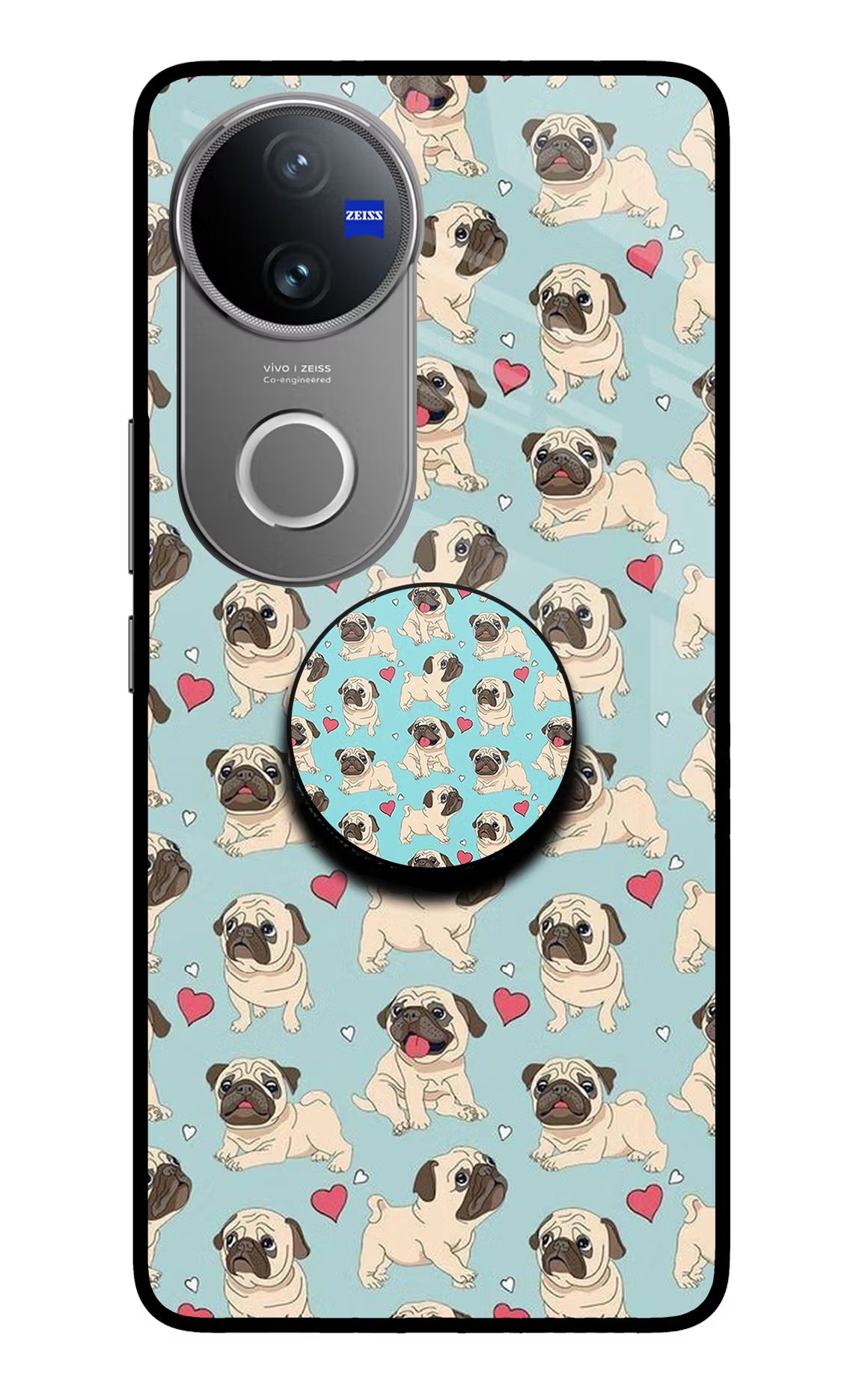 Pug Dog Vivo V50 5G Pop Case by Casekaro