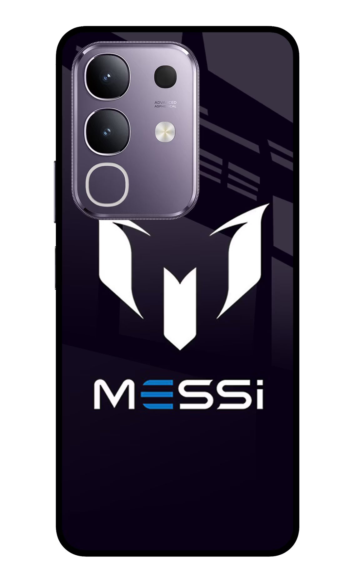 Messi Logo Vivo T4x 5G Glass Case - Messi Logo Vivo T4x 5G Glass Case Messi Logo Vivo T4x 5G Glass Case