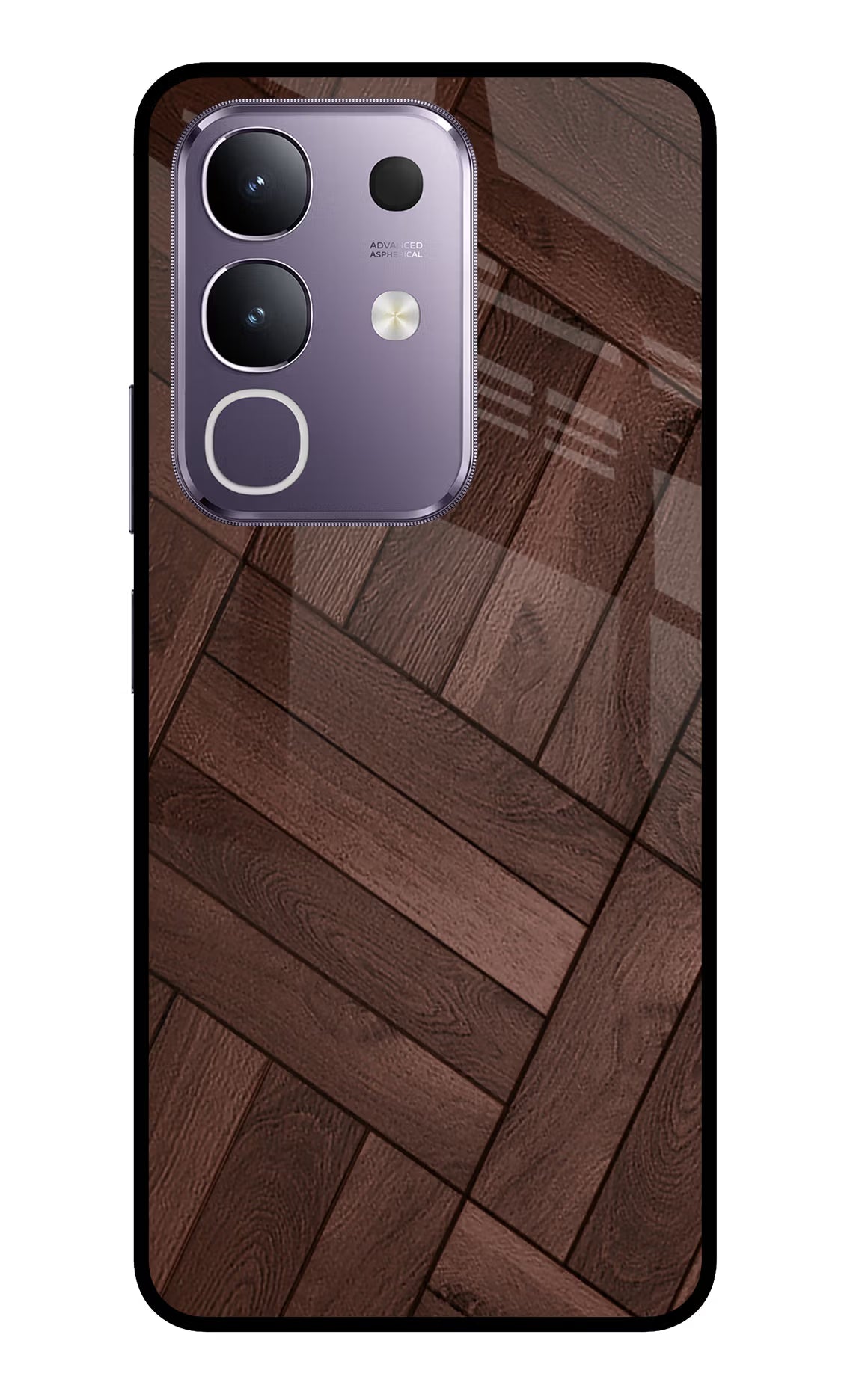 Wooden Texture Design Vivo T4x 5G Glass Case - Wooden Texture Design Vivo T4x 5G Glass Case Wooden Texture Design Vivo T4x 5G Glass Case