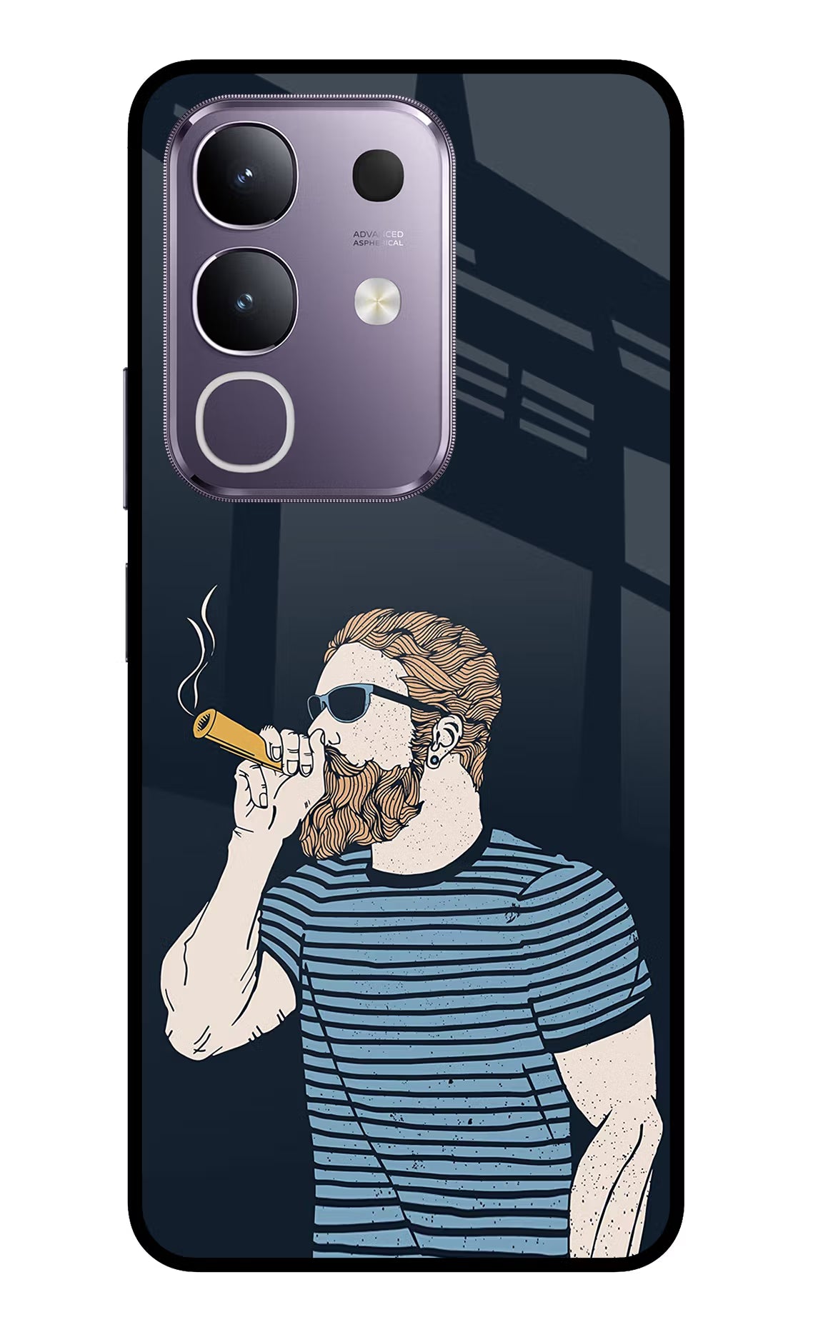 Smoking Vivo T4x 5G Glass Case - Smoking Vivo T4x 5G Glass Case Smoking Vivo T4x 5G Glass Case