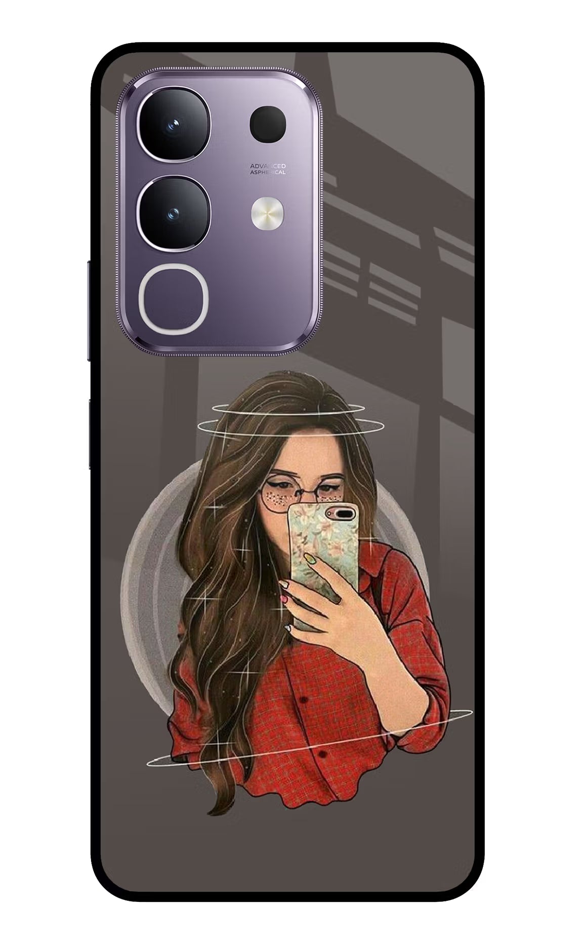 Selfie Queen Vivo T4x 5G Glass Case - Selfie Queen Vivo T4x 5G Glass Case Selfie Queen Vivo T4x 5G Glass Case