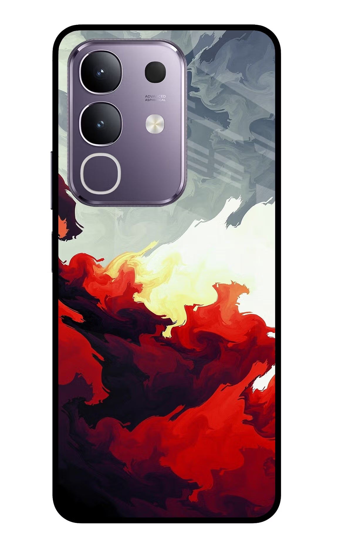 Fire Cloud Vivo T4x 5G Glass Case - Fire Cloud Vivo T4x 5G Glass Case Fire Cloud Vivo T4x 5G Glass Case