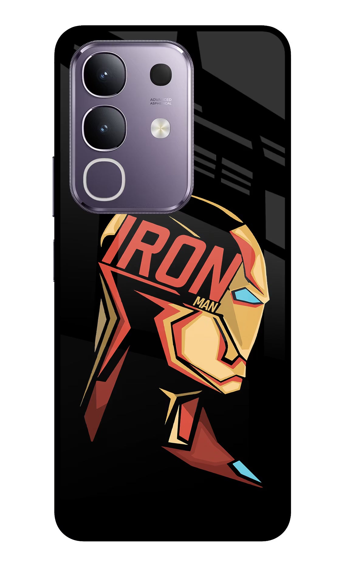 IronMan Vivo T4x 5G Glass Case - IronMan Vivo T4x 5G Glass Case IronMan Vivo T4x 5G Glass Case