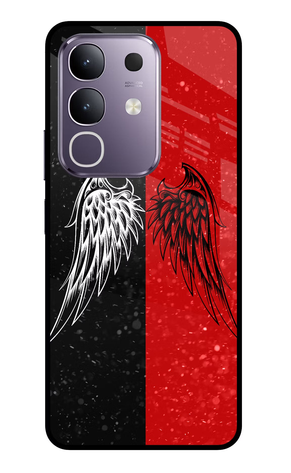 Wings Vivo T4x 5G Glass Case - Wings Vivo T4x 5G Glass Case Wings Vivo T4x 5G Glass Case