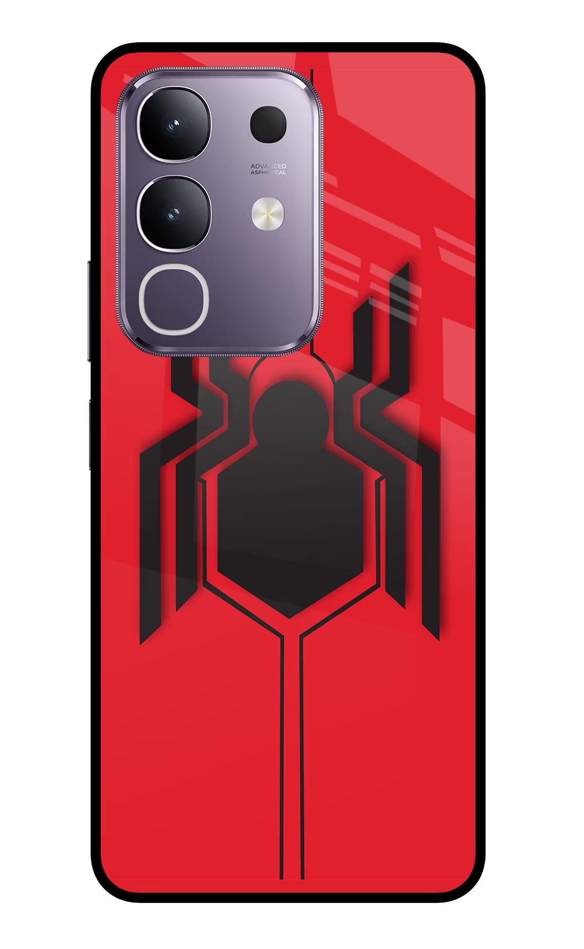 Spider Vivo T4x 5G Glass Case - Spider Vivo T4x 5G Glass Case Spider Vivo T4x 5G Glass Case