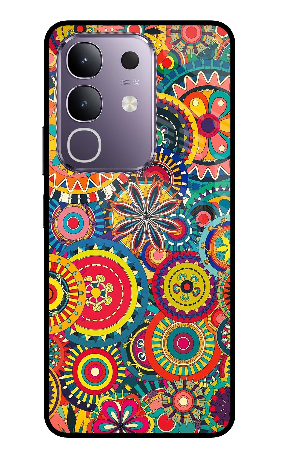 Gol Gol Art Vivo T4x 5G Glass Case - Gol Gol Art Vivo T4x 5G Glass Case Gol Gol Art Vivo T4x 5G Glass Case