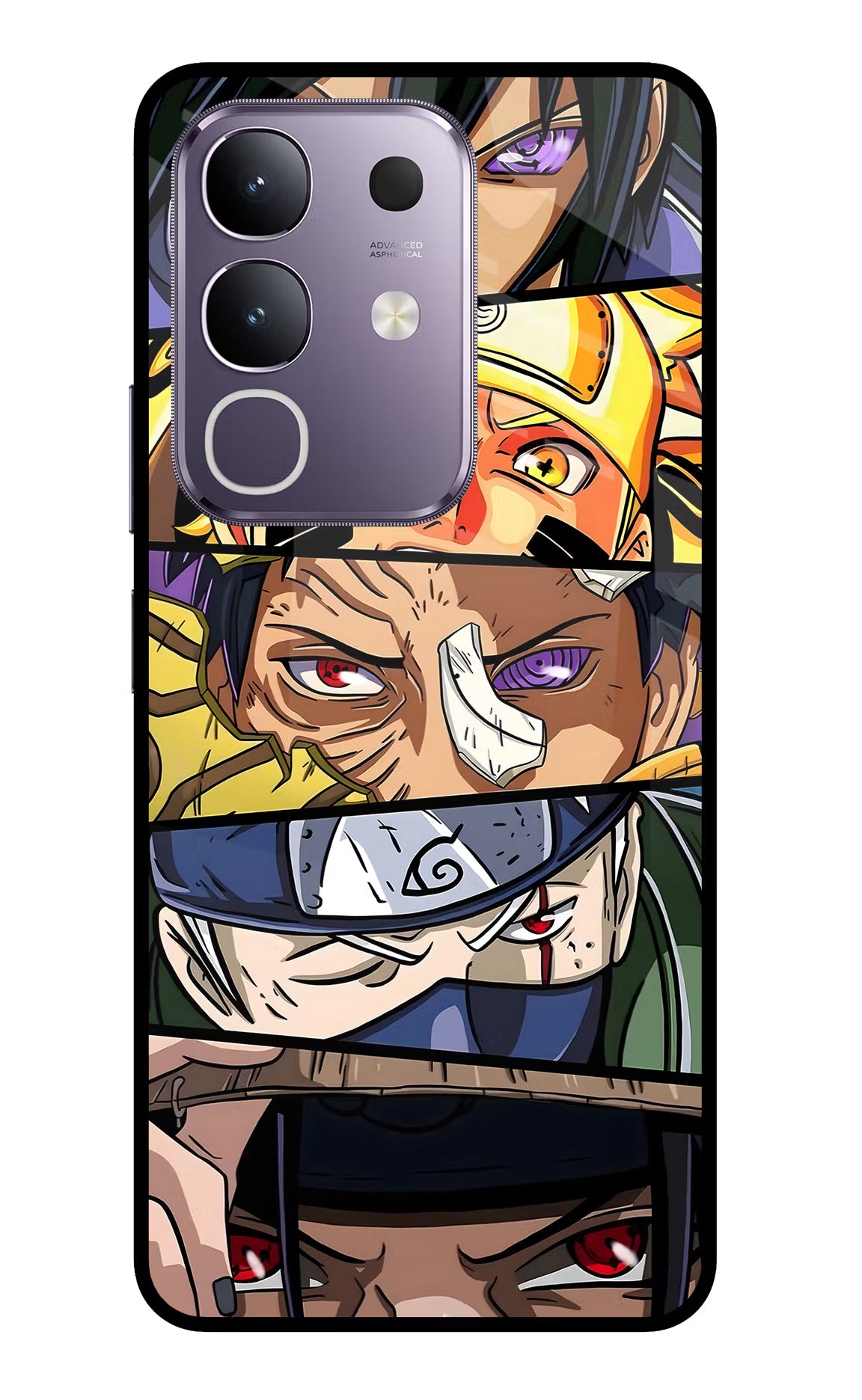 Naruto Character Vivo T4x 5G Glass Case - Naruto Character Vivo T4x 5G Glass Case Naruto Character Vivo T4x 5G Glass Case
