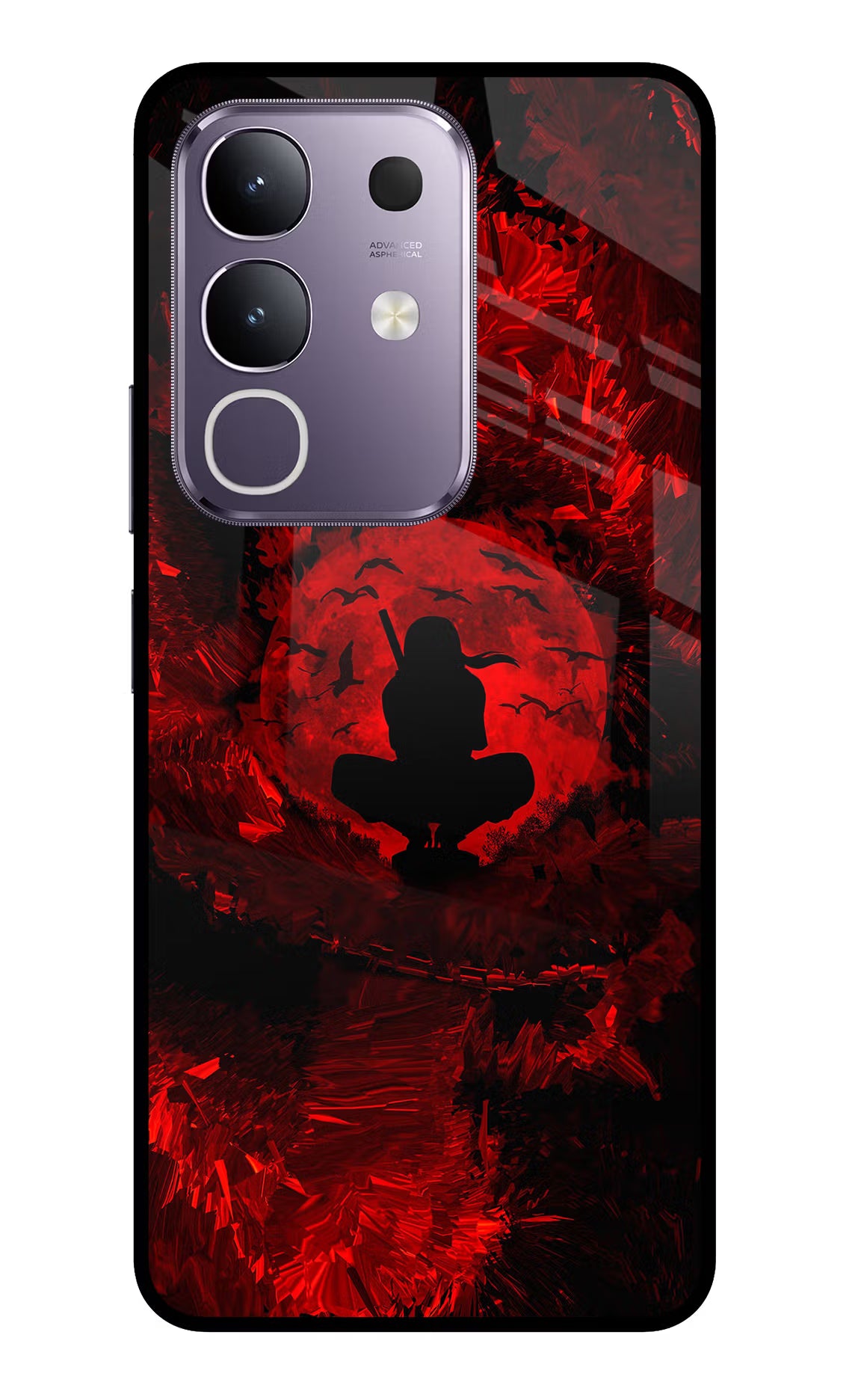 Itachi Uchiha Vivo T4x 5G Glass Case - Itachi Uchiha Vivo T4x 5G Glass Case Itachi Uchiha Vivo T4x 5G Glass Case