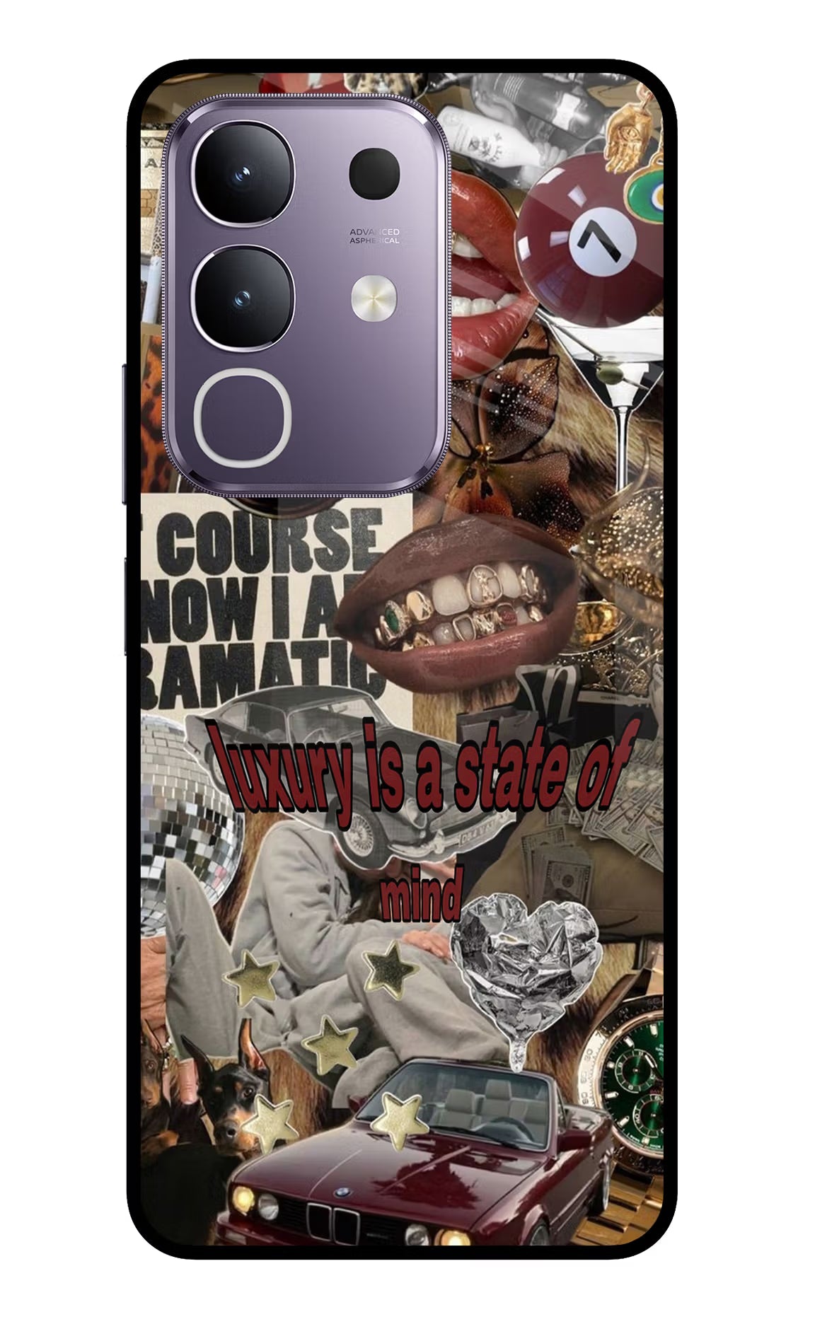 Luxury Vivo T4x 5G Glass Case - Luxury Vivo T4x 5G Glass Case Luxury Vivo T4x 5G Glass Case