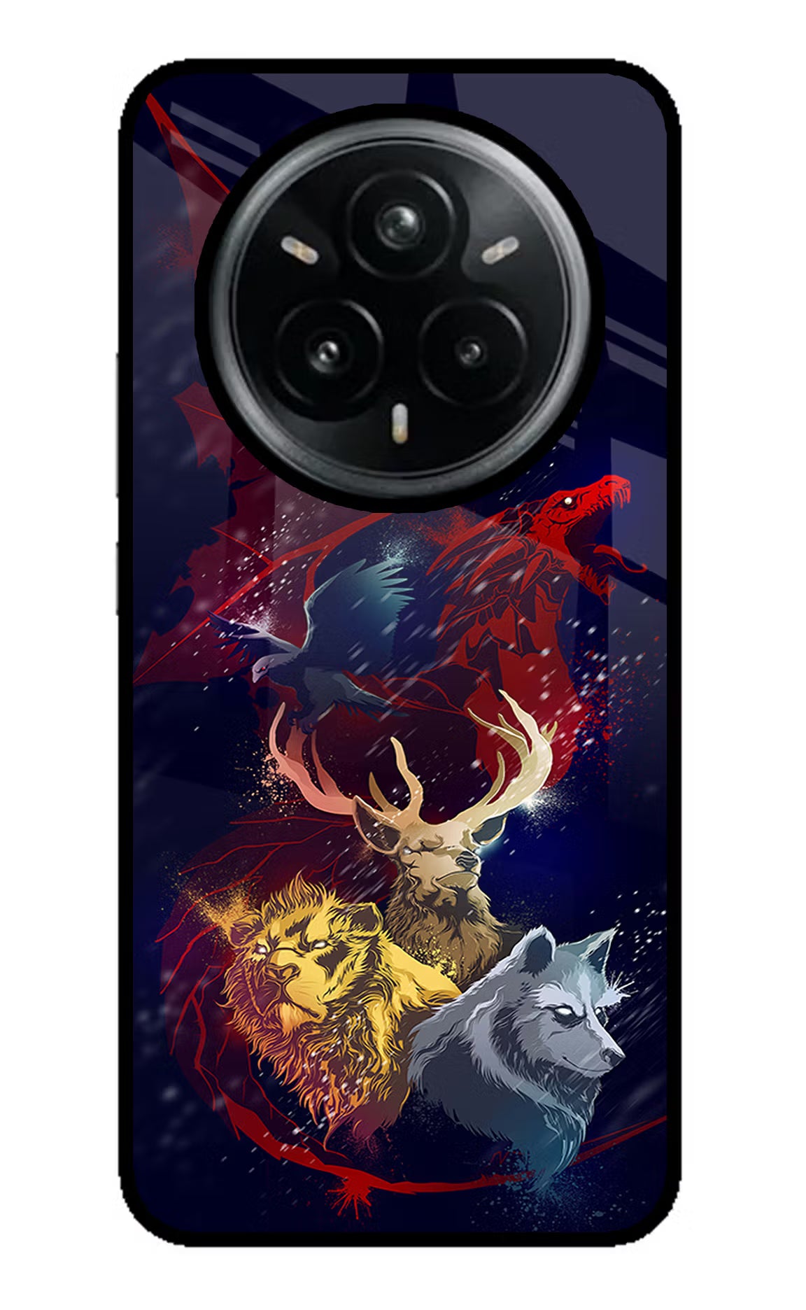 Game Of Thrones Realme 14 Pro Plus 5G Glass Case - Game Of Thrones Realme 14 Pro Plus 5G Glass Case Game Of Thrones Realme 14 Pro Plus 5G Glass Case