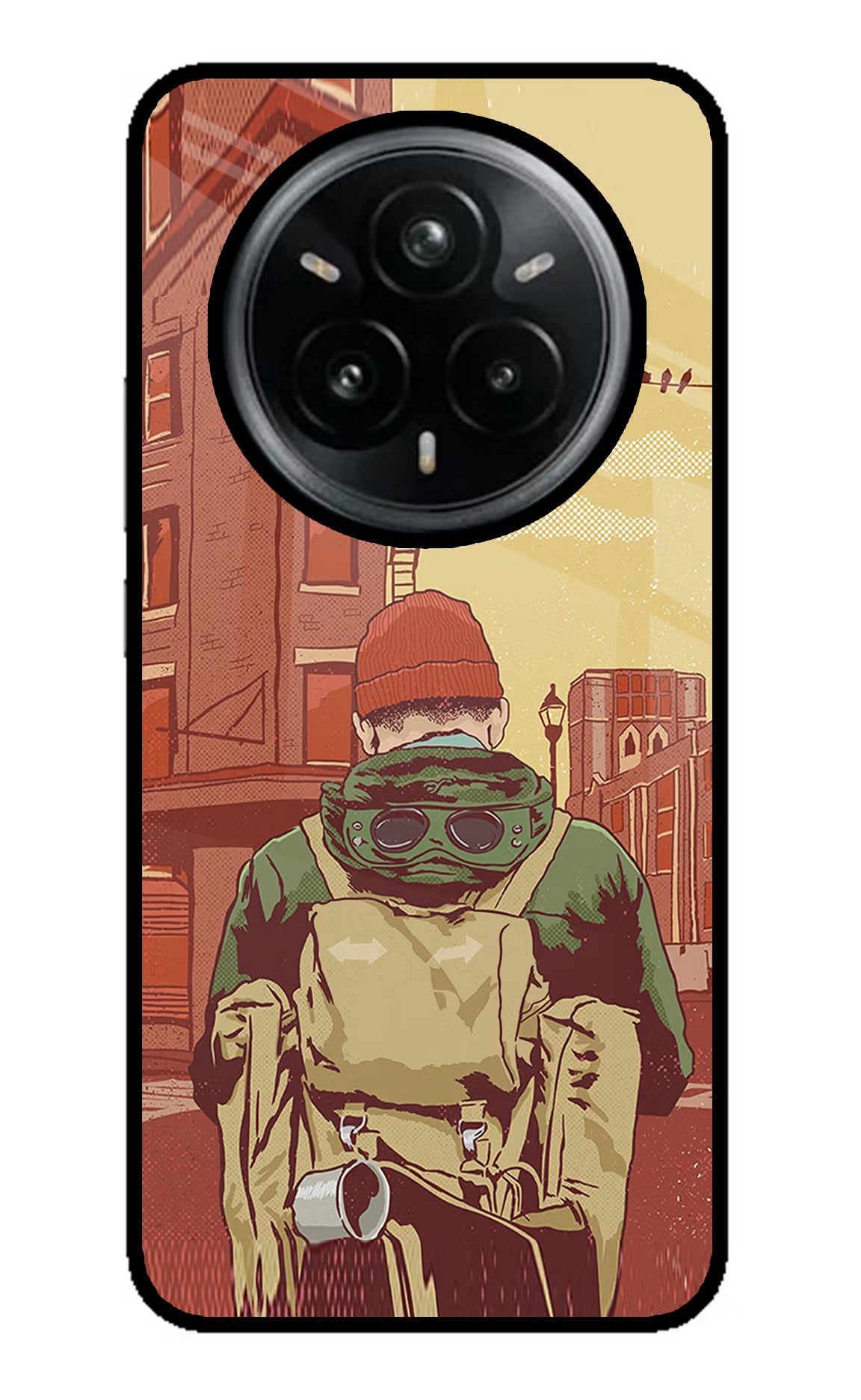 Adventurous Realme 14 Pro Plus 5G Glass Case - Adventurous Realme 14 Pro Plus 5G Glass Case Adventurous Realme 14 Pro Plus 5G Glass Case