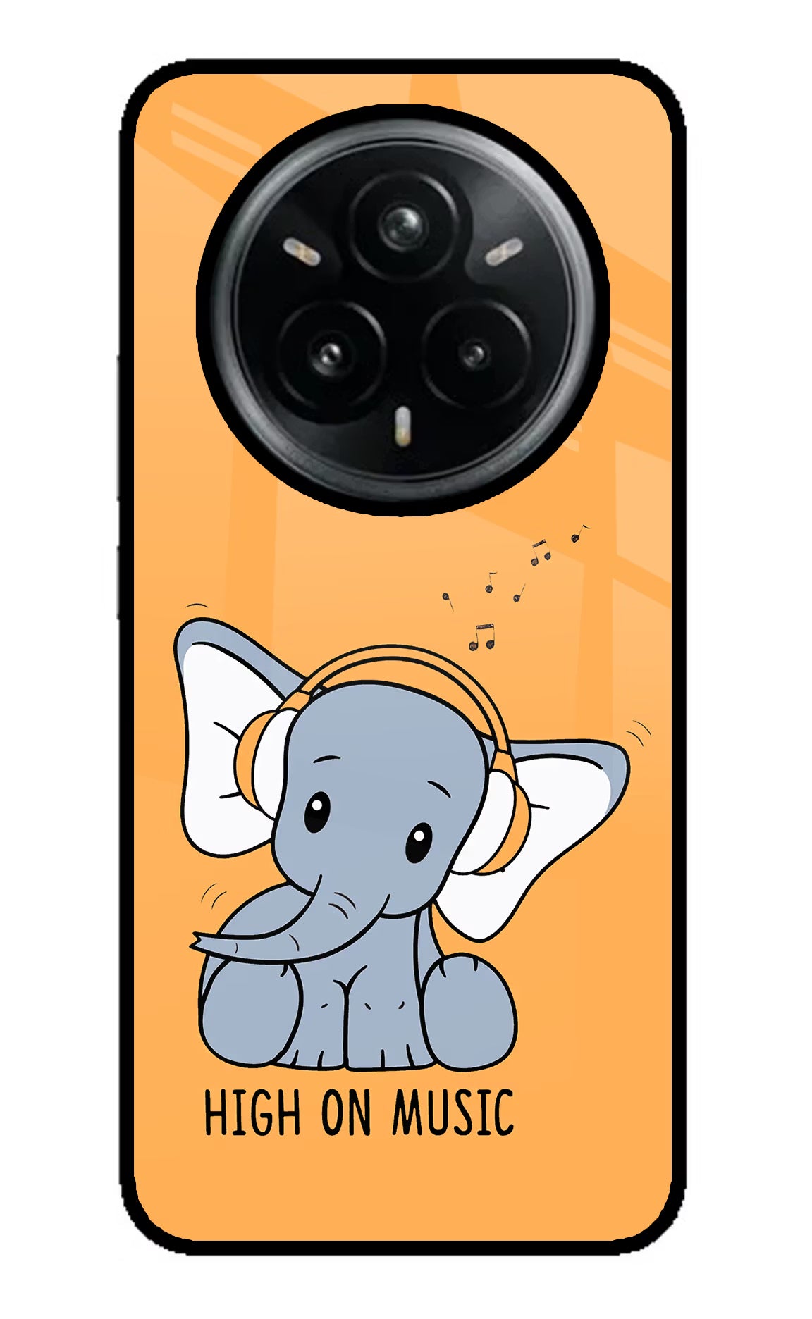 High On Music Realme 14 Pro Plus 5G Glass Case - High On Music Realme 14 Pro Plus 5G Glass Case High On Music Realme 14 Pro Plus 5G Glass Case