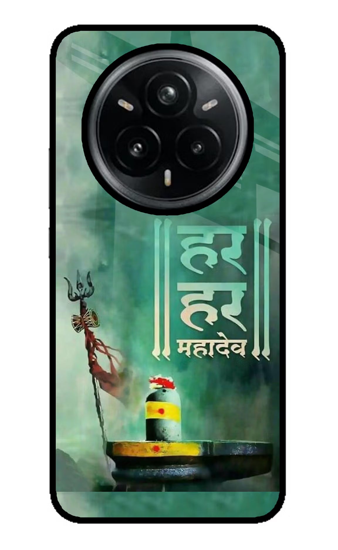 Har Har Mahadev Shivling Realme 14 Pro Plus 5G Glass Case - Har Har Mahadev Shivling Realme 14 Pro Plus 5G Glass Case Har Har Mahadev Shivling Realme 14 Pro Plus 5G Glass Case