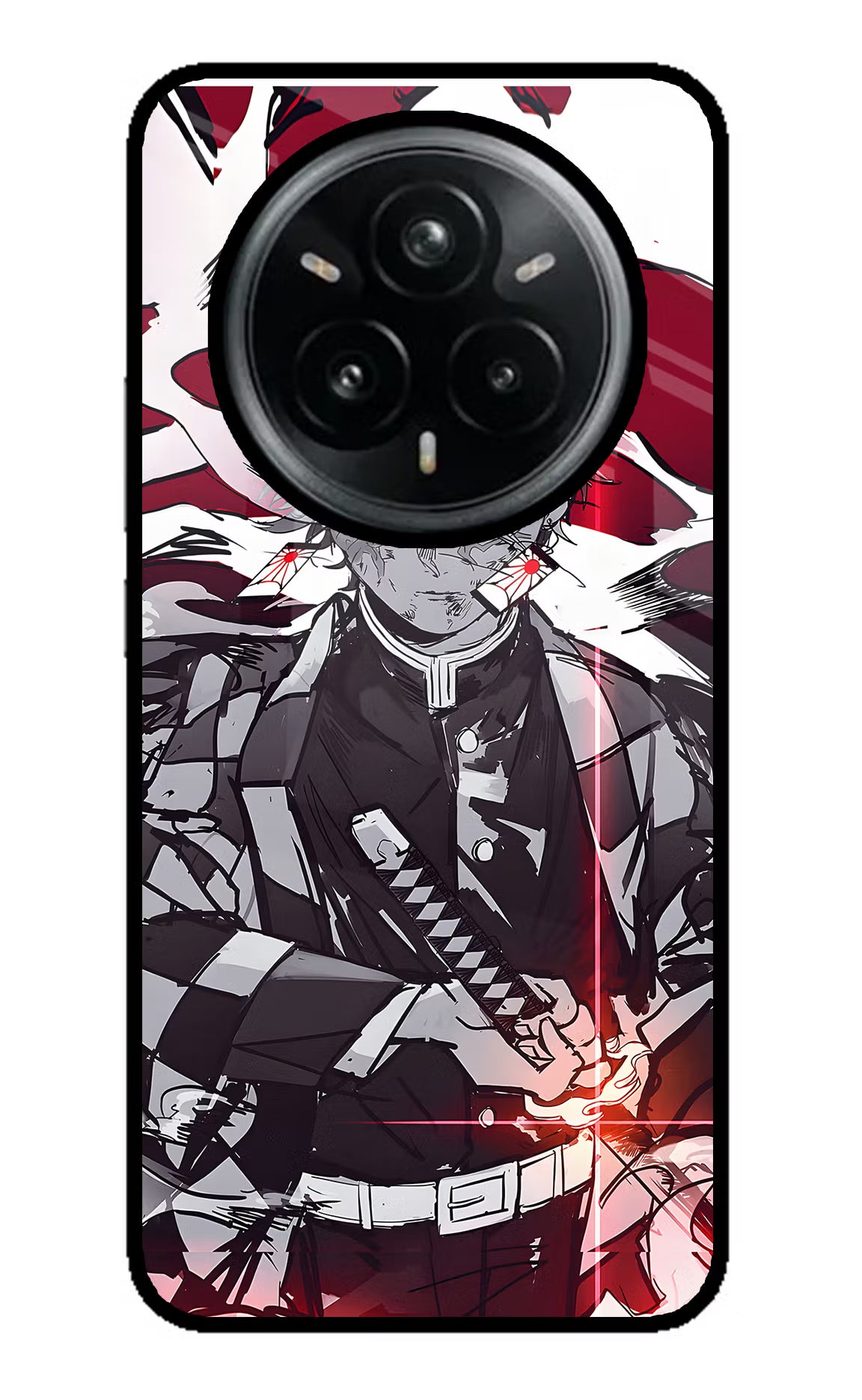 Demon Slayer Realme 14 Pro Plus 5G Glass Case - Demon Slayer Realme 14 Pro Plus 5G Glass Case Demon Slayer Realme 14 Pro Plus 5G Glass Case