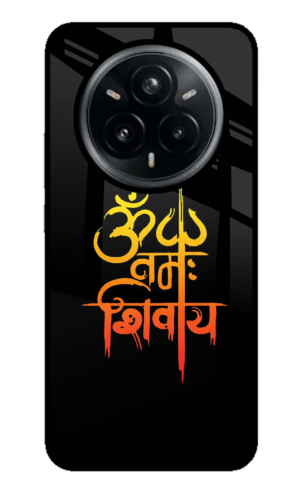 Om Namah Shivay Realme 14 Pro Plus 5G Glass Case - Om Namah Shivay Realme 14 Pro Plus 5G Glass Case Om Namah Shivay Realme 14 Pro Plus 5G Glass Case