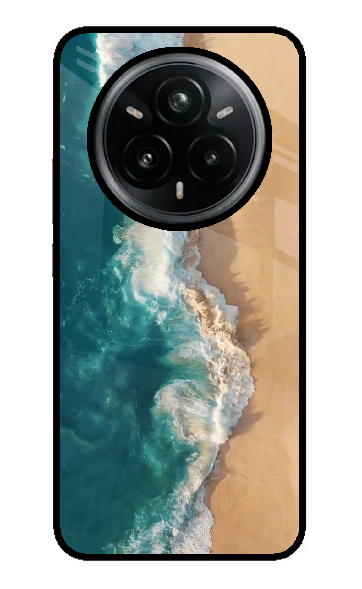 Ocean Beach Realme 14 Pro Plus 5G Glass Case - Ocean Beach Realme 14 Pro Plus 5G Glass Case Ocean Beach Realme 14 Pro Plus 5G Glass Case