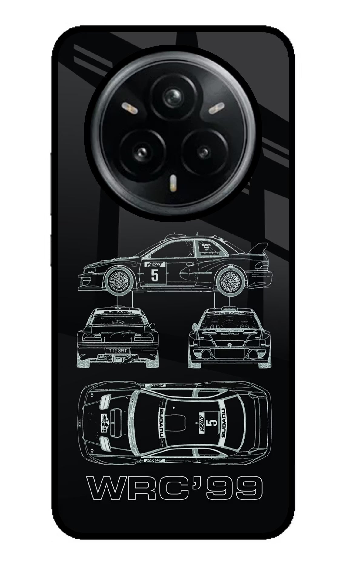 WRC'99 Realme 14 Pro Plus 5G Glass Case - WRC'99 Realme 14 Pro Plus 5G Glass Case WRC'99 Realme 14 Pro Plus 5G Glass Case