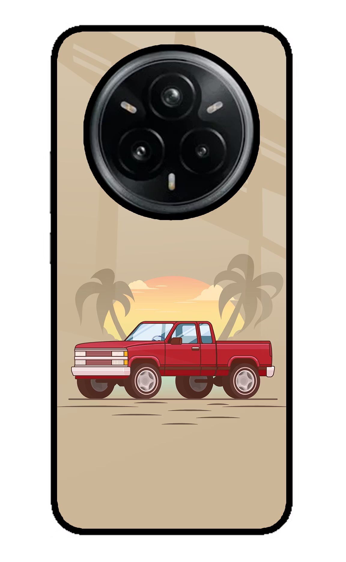 Desert Classic Drive Realme 14 Pro Plus 5G Glass Case - Desert Classic Drive Realme 14 Pro Plus 5G Glass Case Desert Classic Drive Realme 14 Pro Plus 5G Glass Case
