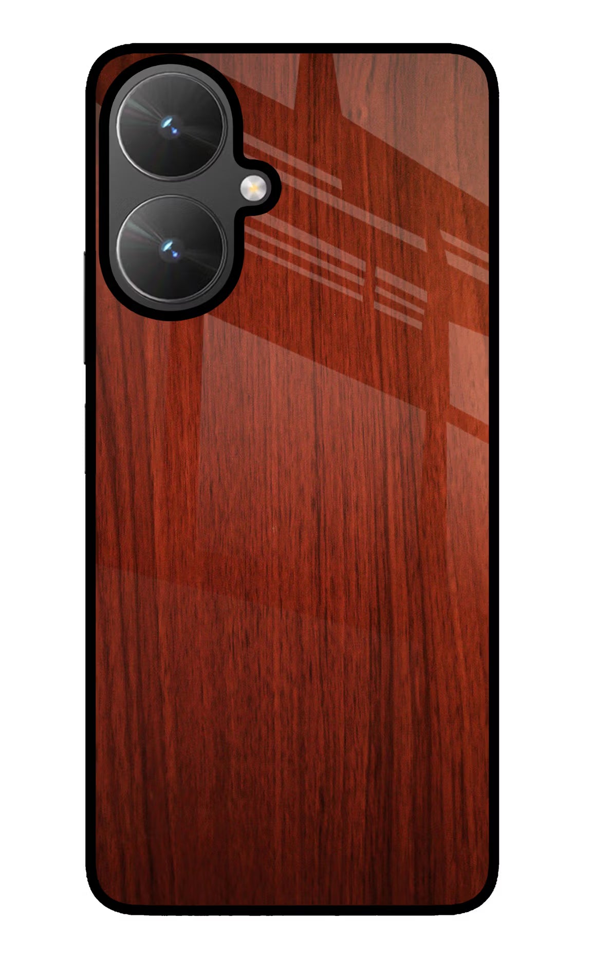Wooden Plain Pattern Poco M6 5G Glass Case - Wooden Plain Pattern Poco M6 5G Glass Case Wooden Plain Pattern Poco M6 5G Glass Case