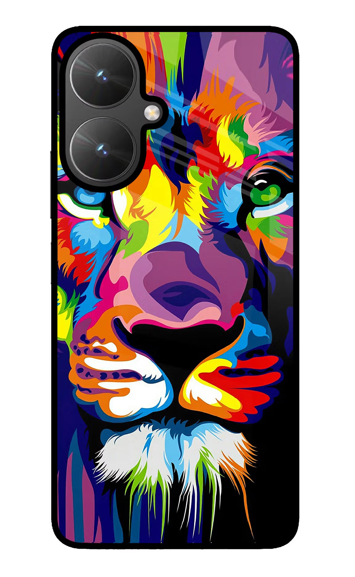 Lion Poco M6 5G Glass Case - Lion Poco M6 5G Glass Case Lion Poco M6 5G Glass Case