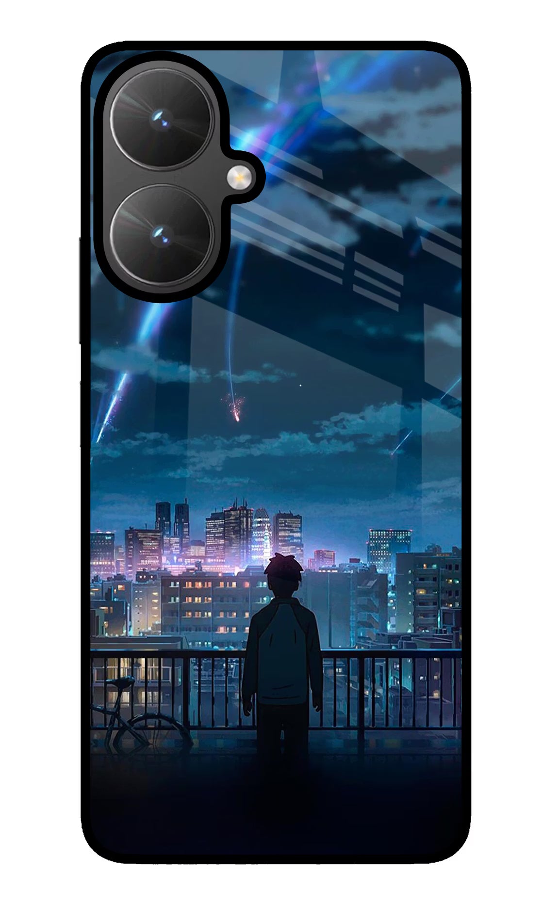 Anime Poco M6 5G Back Cover - Anime Poco M6 5G Glass Case Back Cover by Casekaro Anime Poco M6 5G Glass Case Back Cover by Casekaro