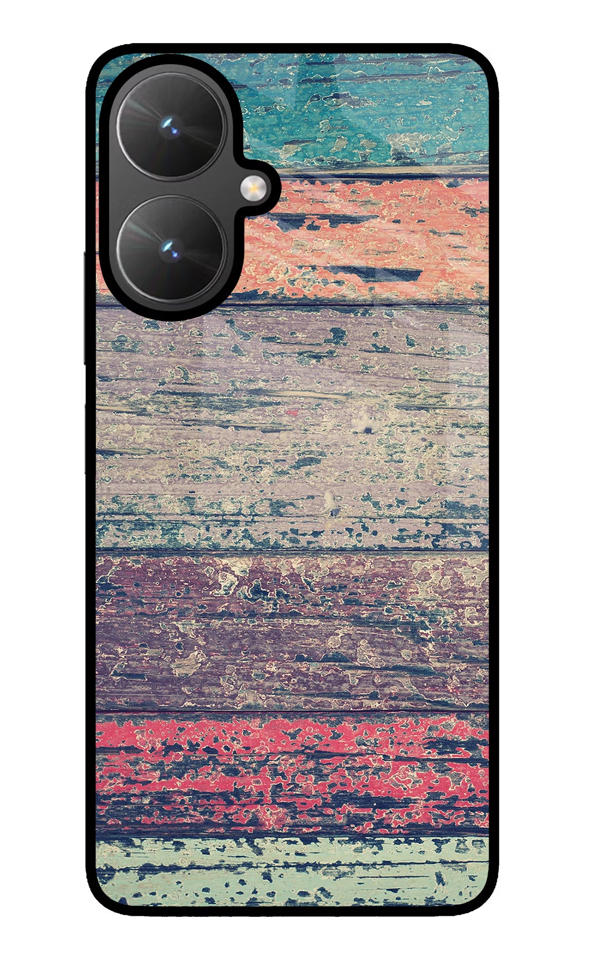 Colourful Wall Poco M6 5G Glass Case - Colourful Wall Poco M6 5G Glass Case Colourful Wall Poco M6 5G Glass Case