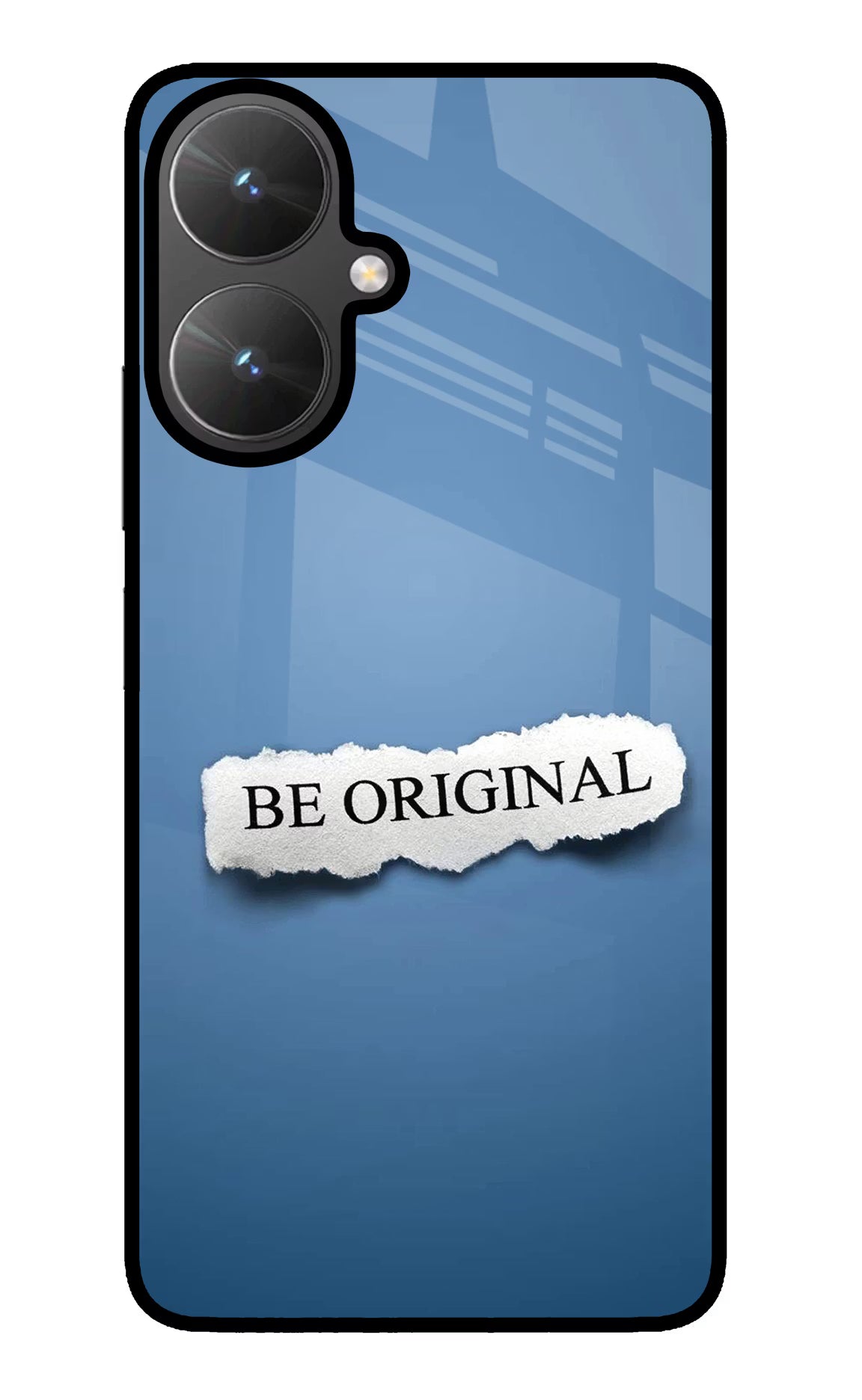 Be Original Poco M6 5G Back Cover - Be Original Poco M6 5G Glass Case Back Cover by Casekaro Be Original Poco M6 5G Glass Case Back Cover by Casekaro