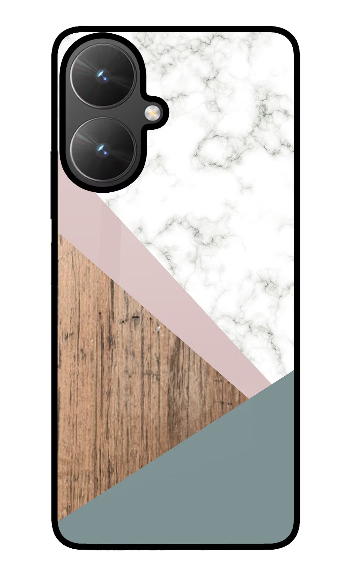 Marble wood Abstract Poco M6 5G Back Cover - Marble wood Abstract Poco M6 5G Glass Case Back Cover by Casekaro Marble wood Abstract Poco M6 5G Glass Case Back Cover by Casekaro