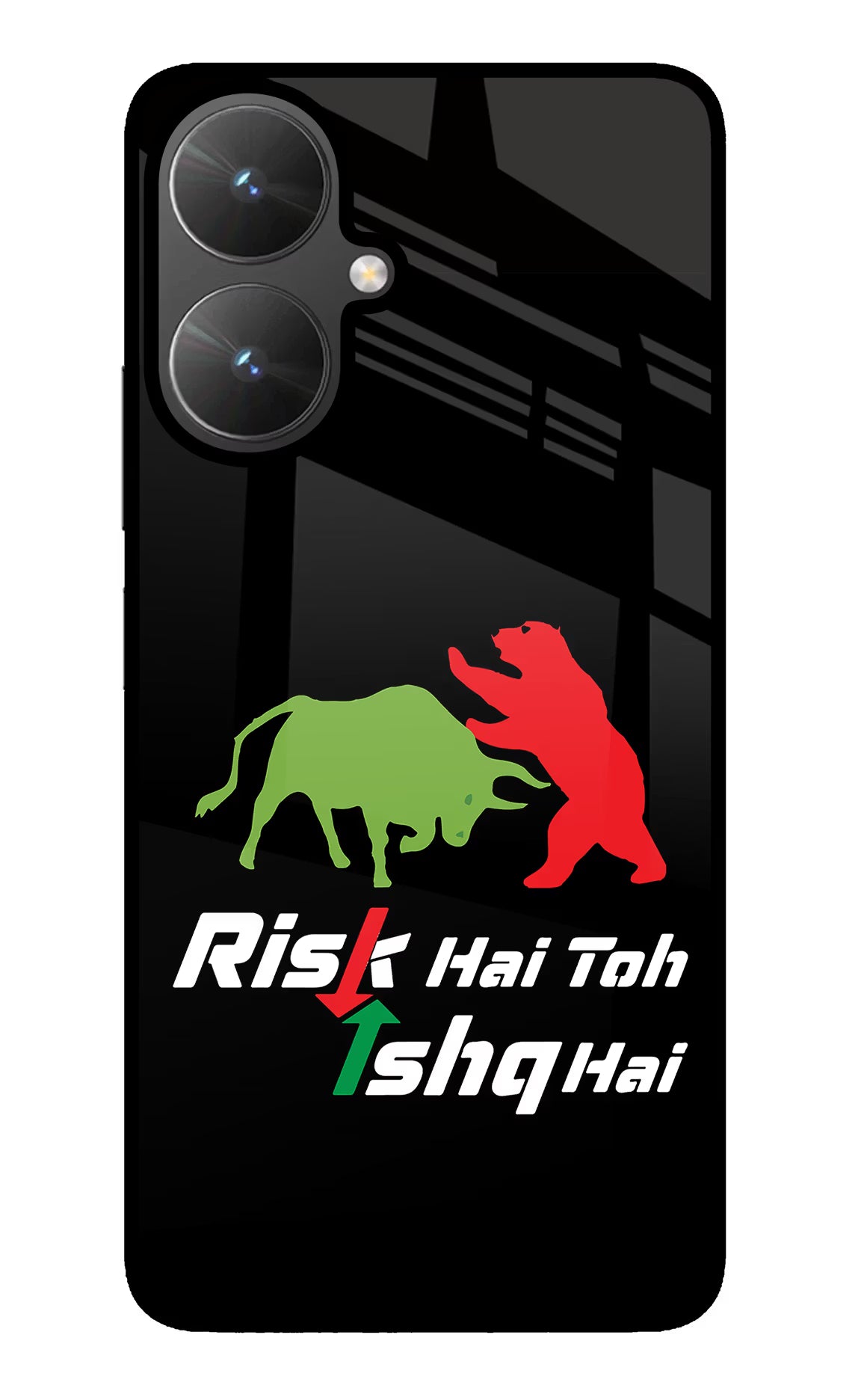 Risk Hai Toh Ishq Hai Poco M6 5G Glass Case - Risk Hai Toh Ishq Hai Poco M6 5G Glass Case Risk Hai Toh Ishq Hai Poco M6 5G Glass Case
