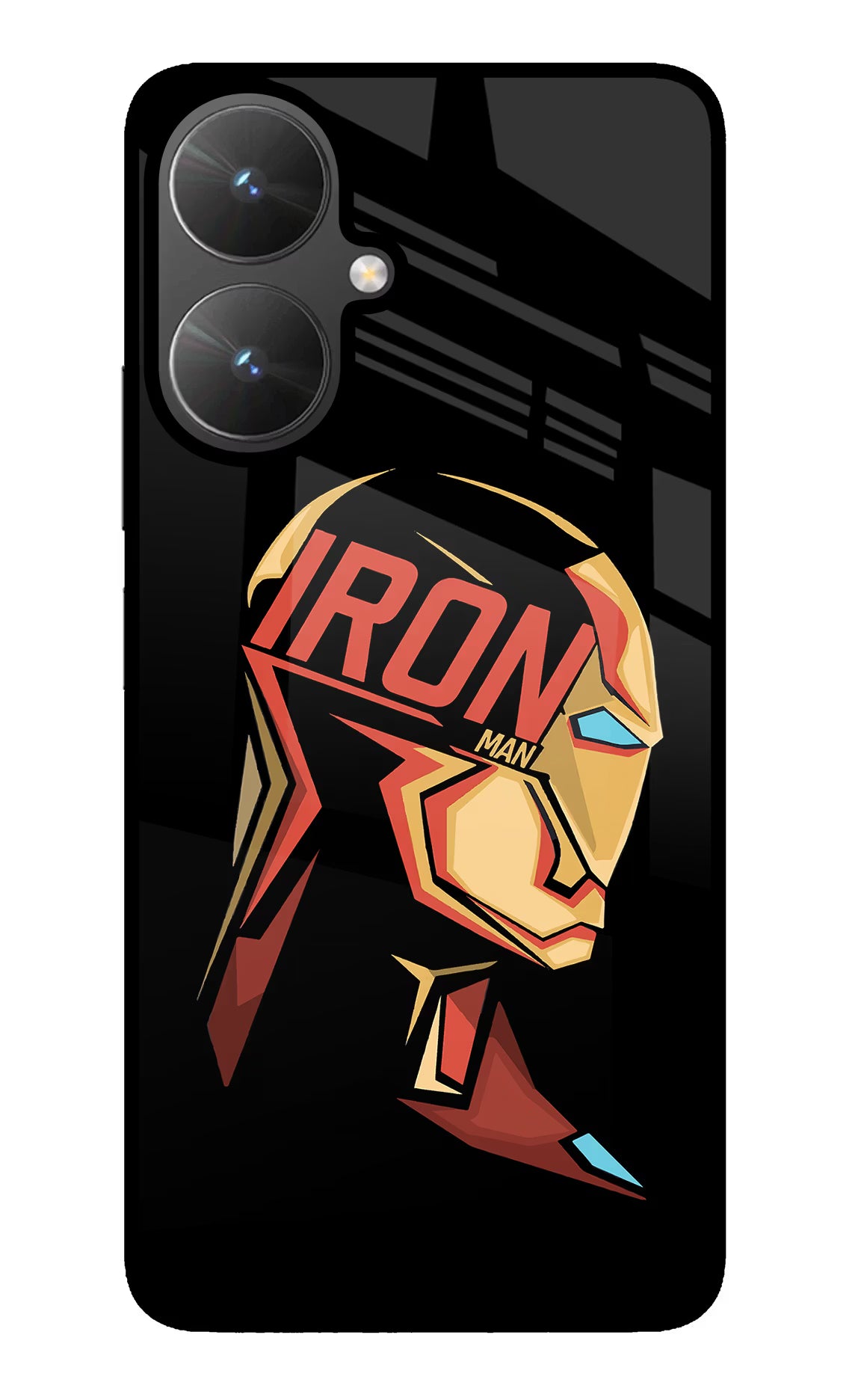 IronMan Poco M6 5G Glass Case - IronMan Poco M6 5G Glass Case IronMan Poco M6 5G Glass Case