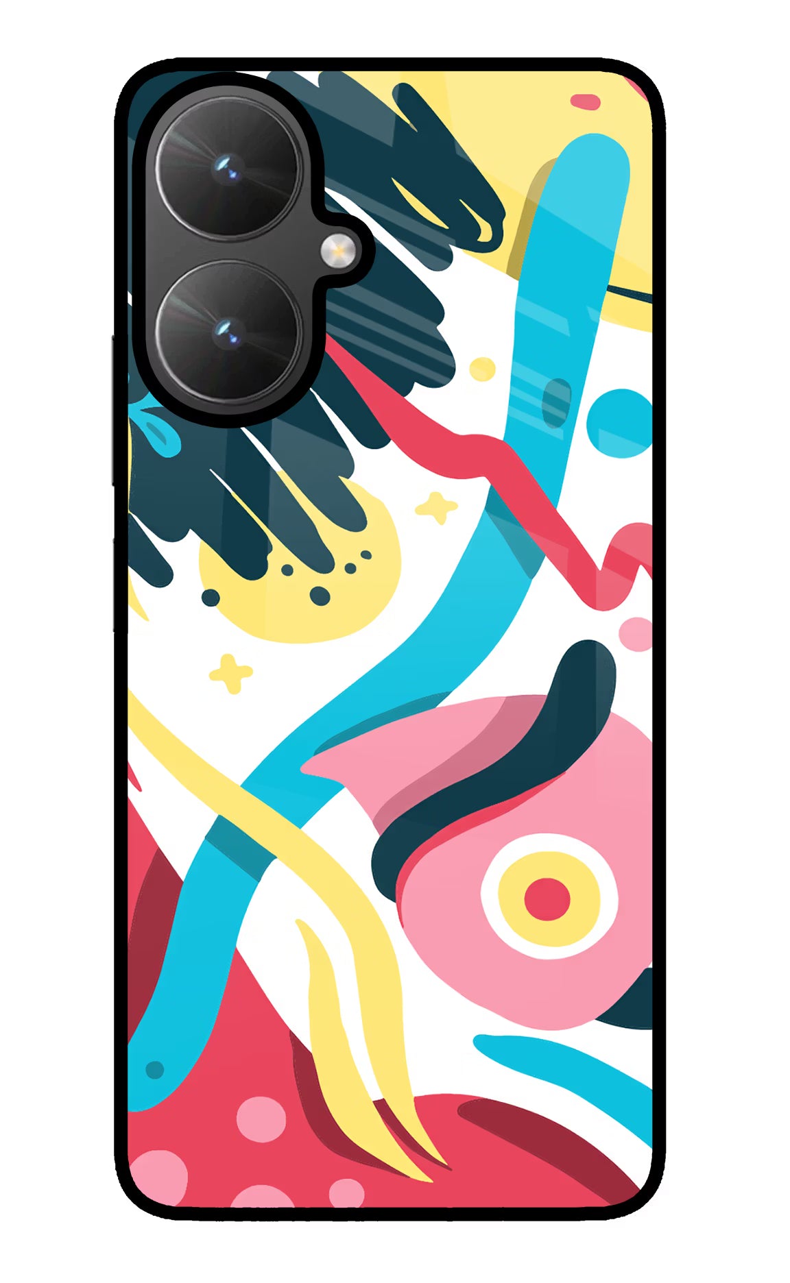 Trippy Poco M6 5G Glass Case - Trippy Poco M6 5G Glass Case Trippy Poco M6 5G Glass Case