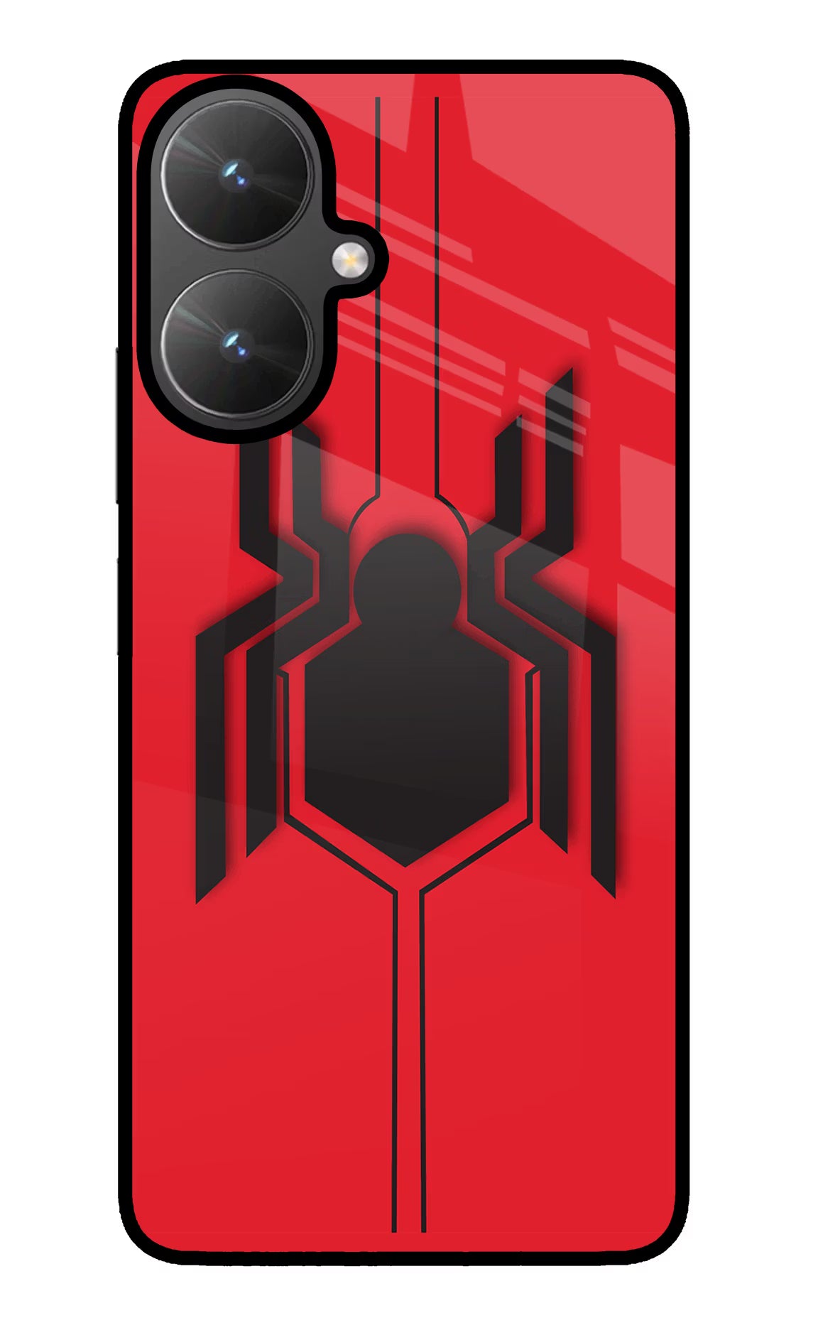Spider Poco M6 5G Glass Case - Spider Poco M6 5G Glass Case Spider Poco M6 5G Glass Case