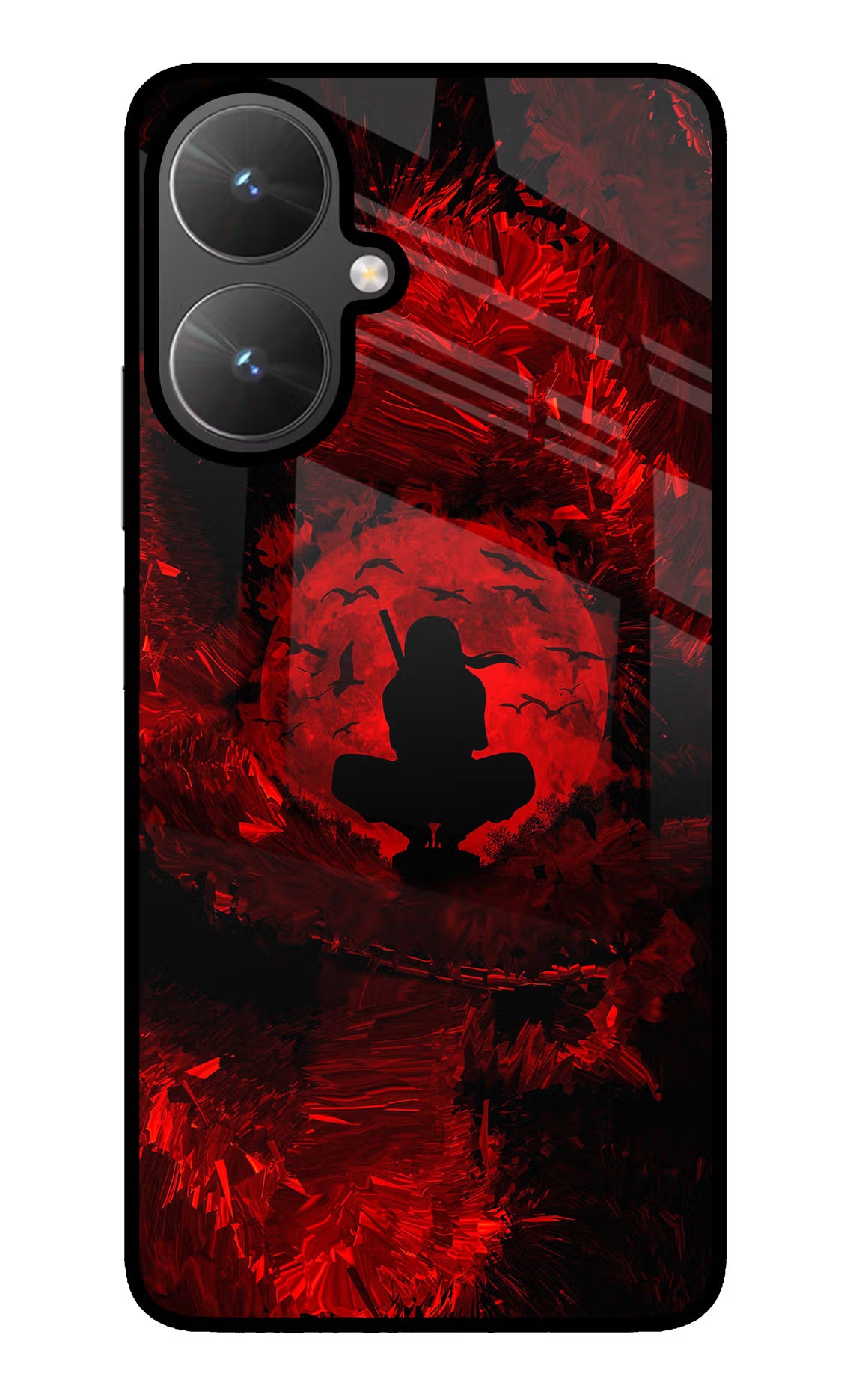 Itachi Uchiha Poco M6 5G Glass Case - Itachi Uchiha Poco M6 5G Glass Case Itachi Uchiha Poco M6 5G Glass Case