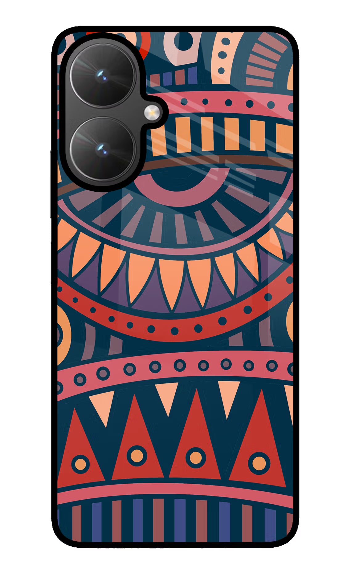 African Culture Design Poco M6 5G Back Cover - African Culture Design Poco M6 5G Glass Case Back Cover by Casekaro African Culture Design Poco M6 5G Glass Case Back Cover by Casekaro