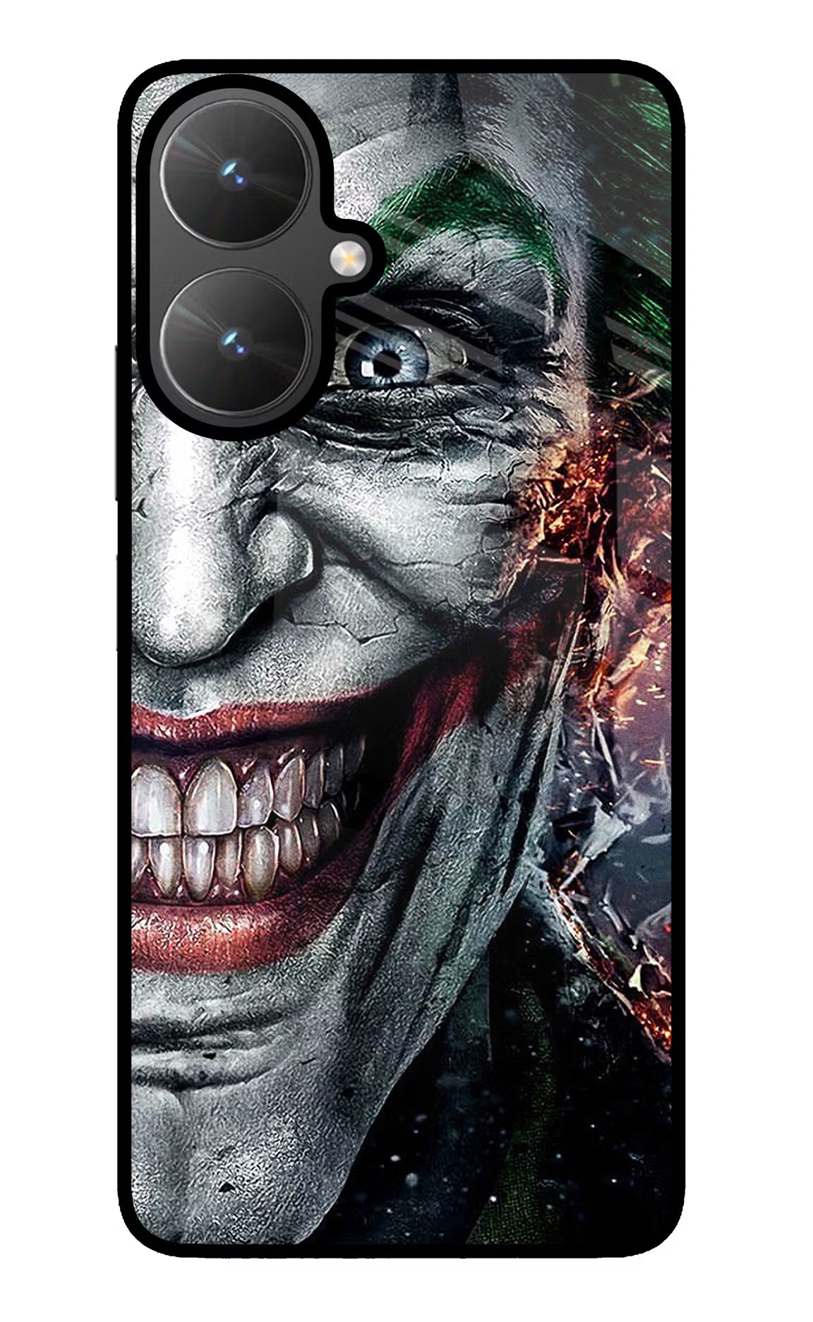 Joker Cam Poco M6 5G Glass Case - Joker Cam Poco M6 5G Glass Case Joker Cam Poco M6 5G Glass Case