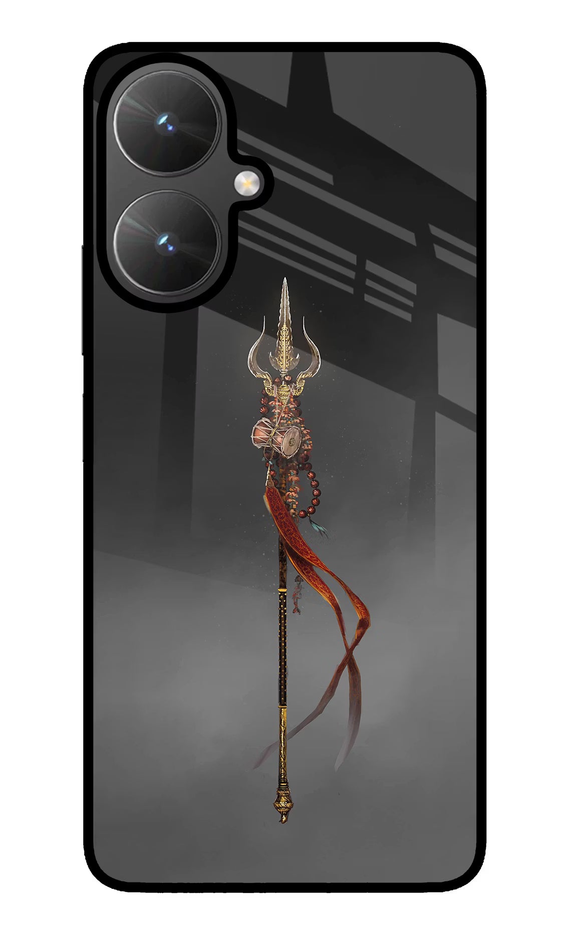 Shiv Trishul Poco M6 5G Glass Case - Shiv Trishul Poco M6 5G Glass Case Shiv Trishul Poco M6 5G Glass Case