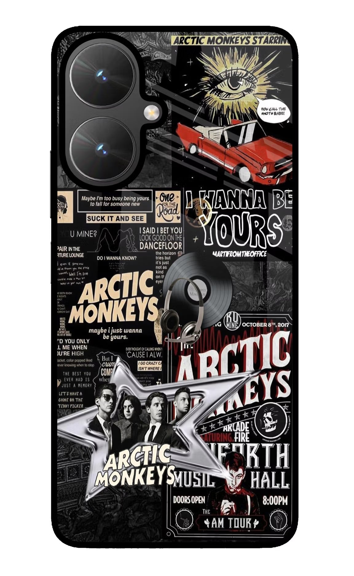 Arctic Monkeys Poco M6 5G Glass Case - Arctic Monkeys Poco M6 5G Glass Case Arctic Monkeys Poco M6 5G Glass Case