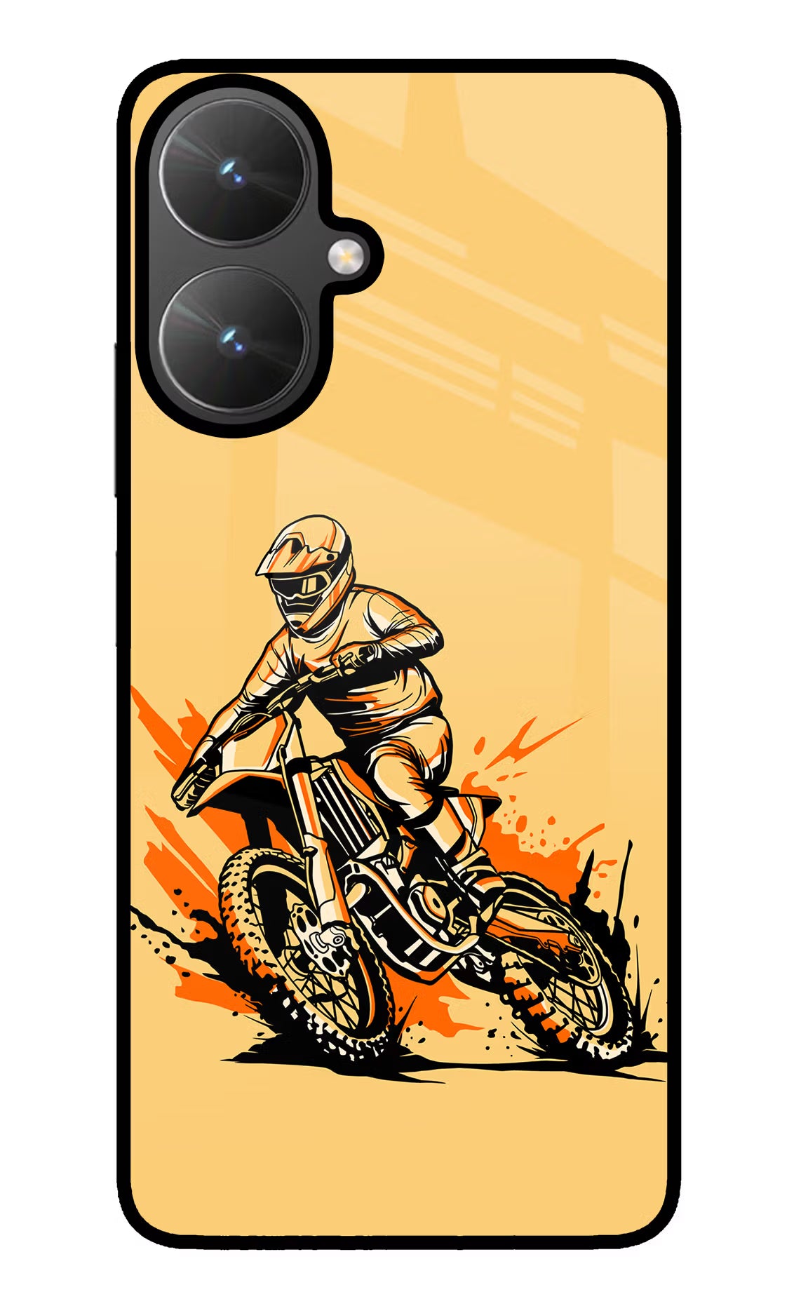 Off-Road Fury Poco M6 5G Back Cover - Off-Road Fury Poco M6 5G Glass Case Back Cover by Casekaro Off-Road Fury Poco M6 5G Glass Case Back Cover by Casekaro