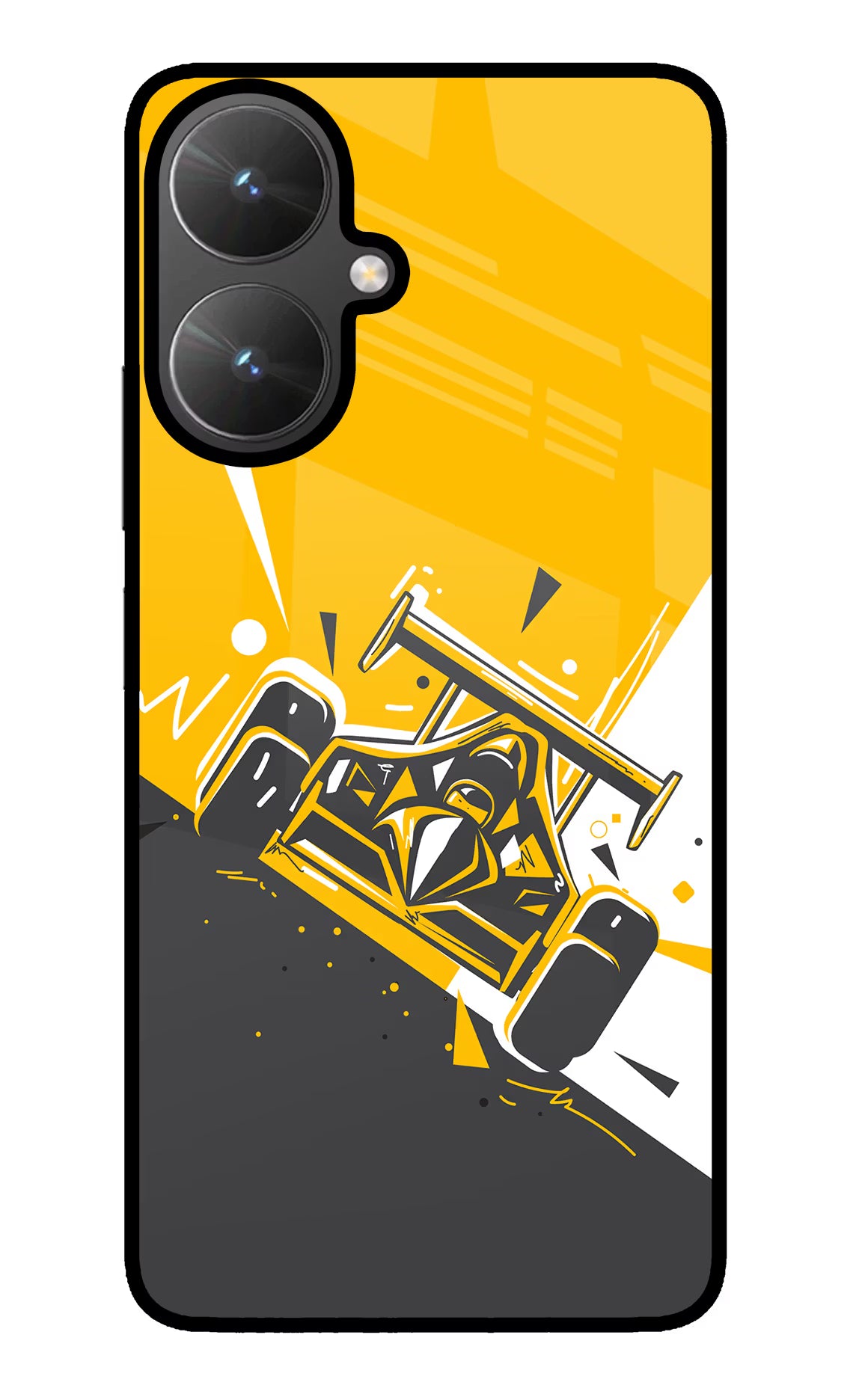Track King Poco M6 5G Back Cover - Track King Poco M6 5G Glass Case Back Cover by Casekaro Track King Poco M6 5G Glass Case Back Cover by Casekaro