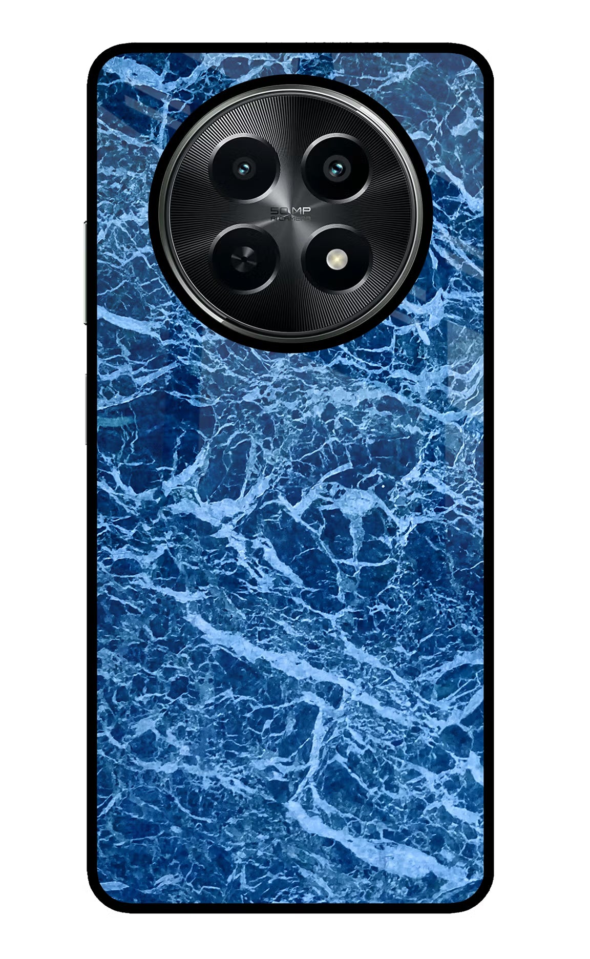 Blue Marble Realme C65 5G Glass Case - Blue Marble Realme C65 5G Glass Case Blue Marble Realme C65 5G Glass Case