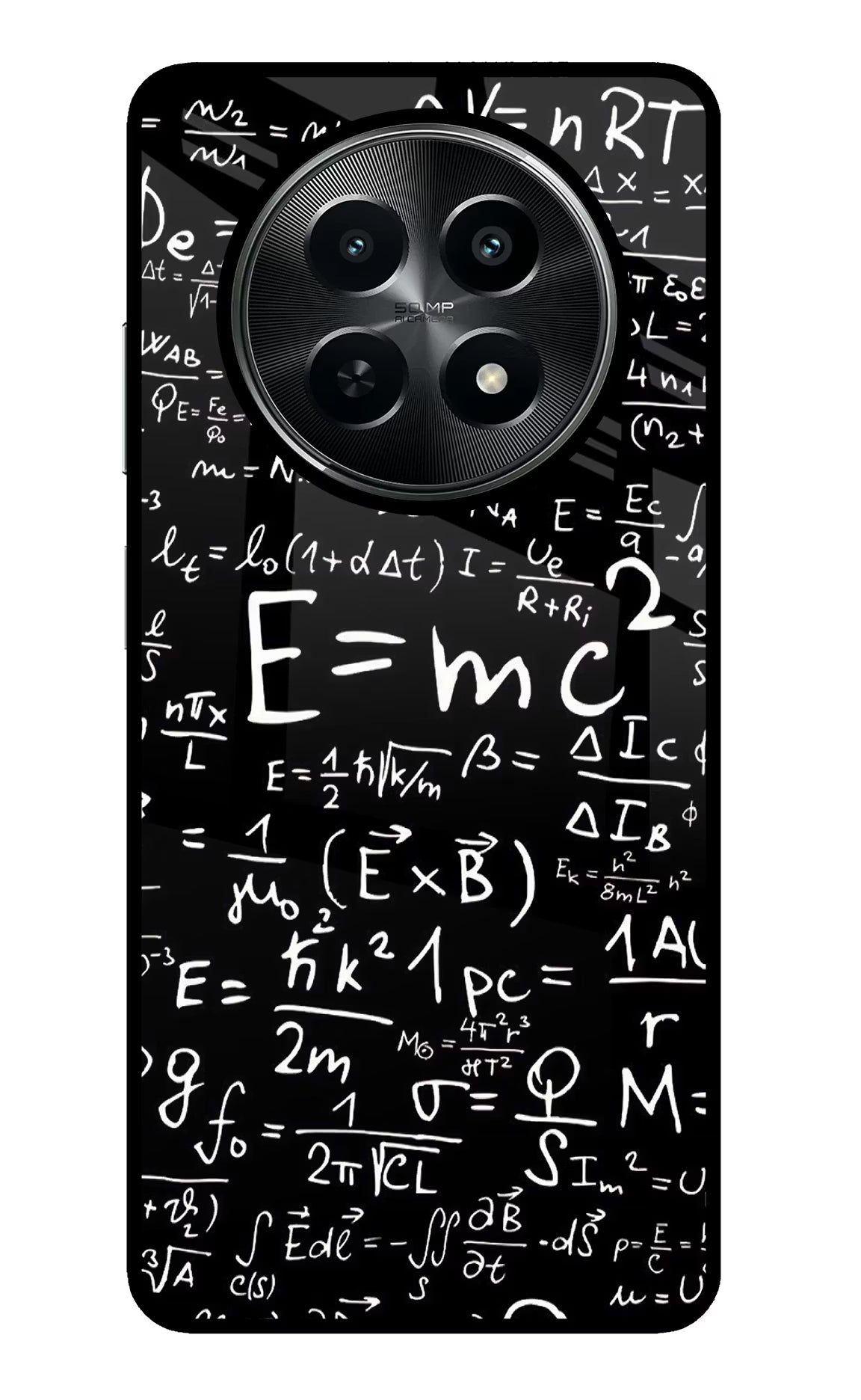 Physics Formula Realme C65 5G Glass Case Back Cover by Casekaro