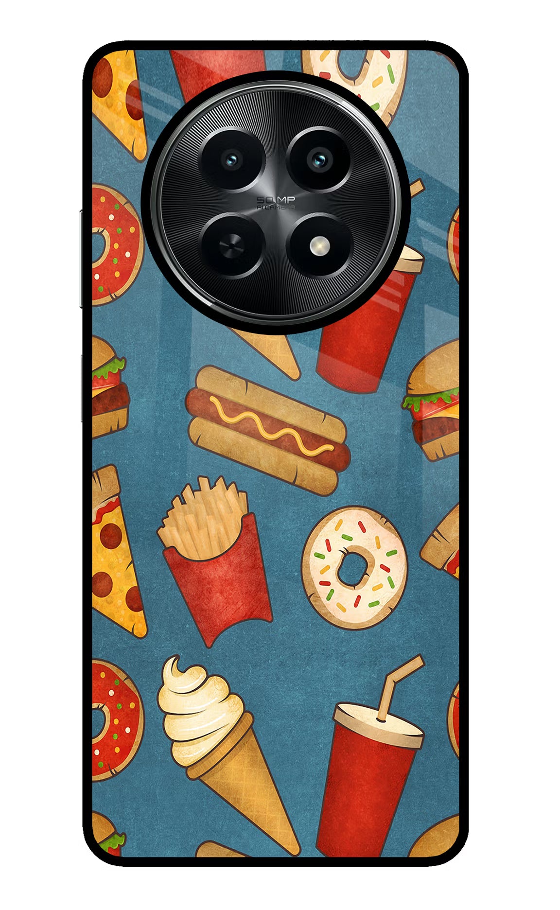 Foodie Realme C65 5G Glass Case - Foodie Realme C65 5G Glass Case Foodie Realme C65 5G Glass Case