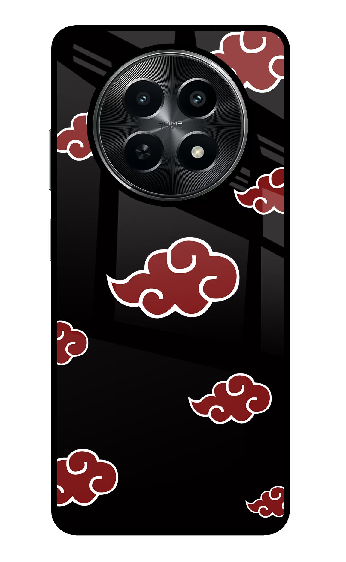 Akatsuki Realme C65 5G Back Cover - Akatsuki Realme C65 5G Glass Case Back Cover by Casekaro Akatsuki Realme C65 5G Glass Case Back Cover by Casekaro