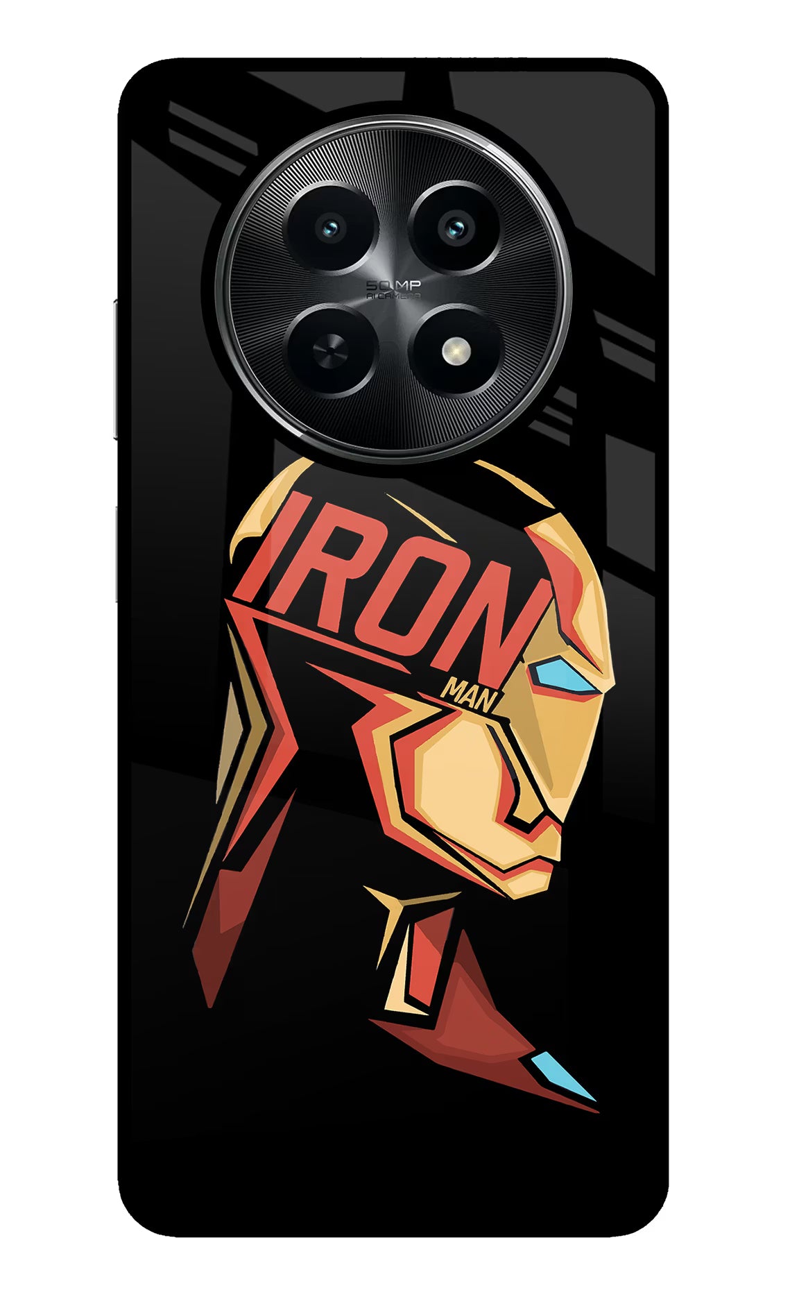 IronMan Realme C65 5G Back Cover - IronMan Realme C65 5G Glass Case Back Cover by Casekaro IronMan Realme C65 5G Glass Case Back Cover by Casekaro