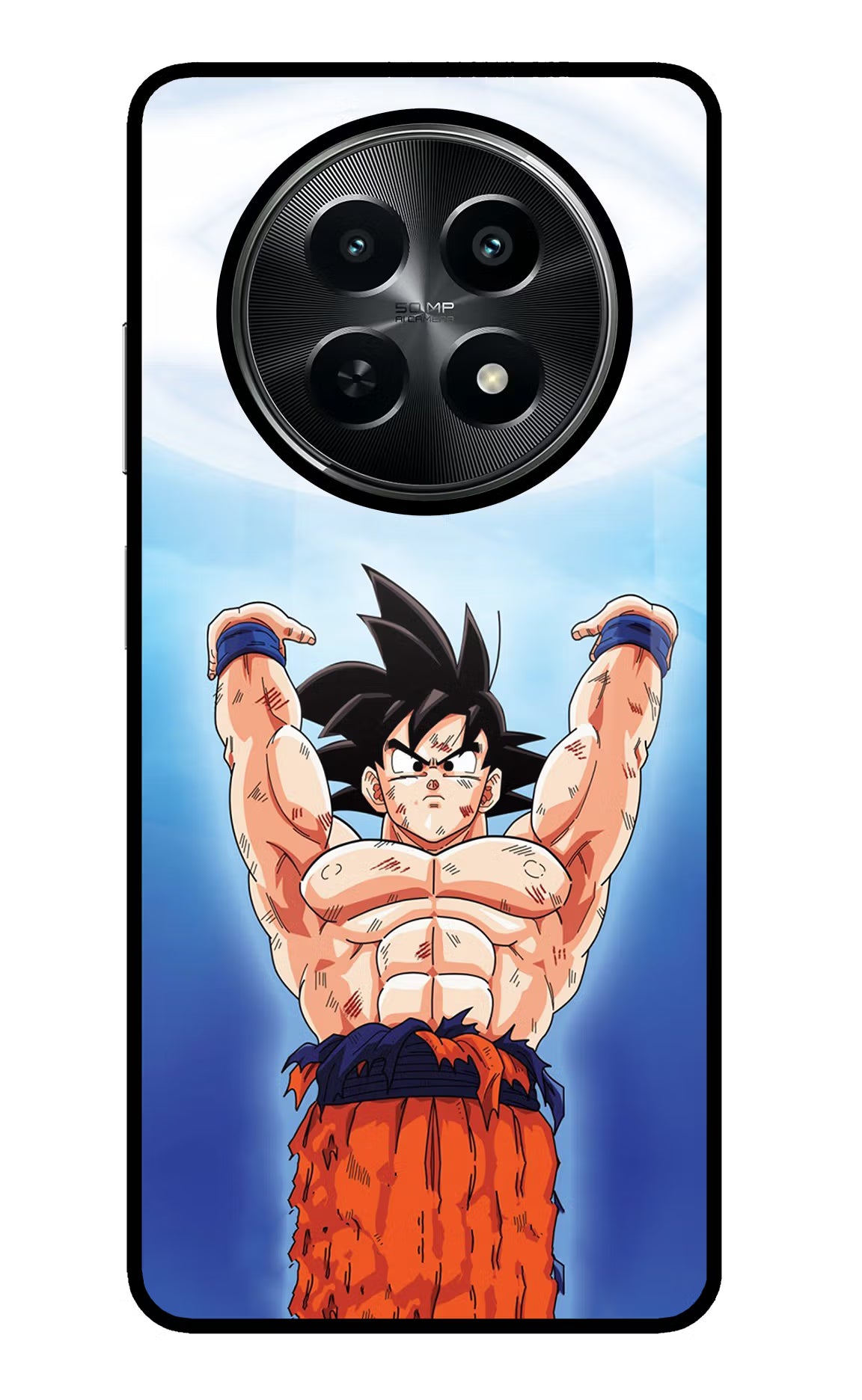 Goku Power Realme C65 5G Glass Case - Goku Power Realme C65 5G Glass Case Goku Power Realme C65 5G Glass Case