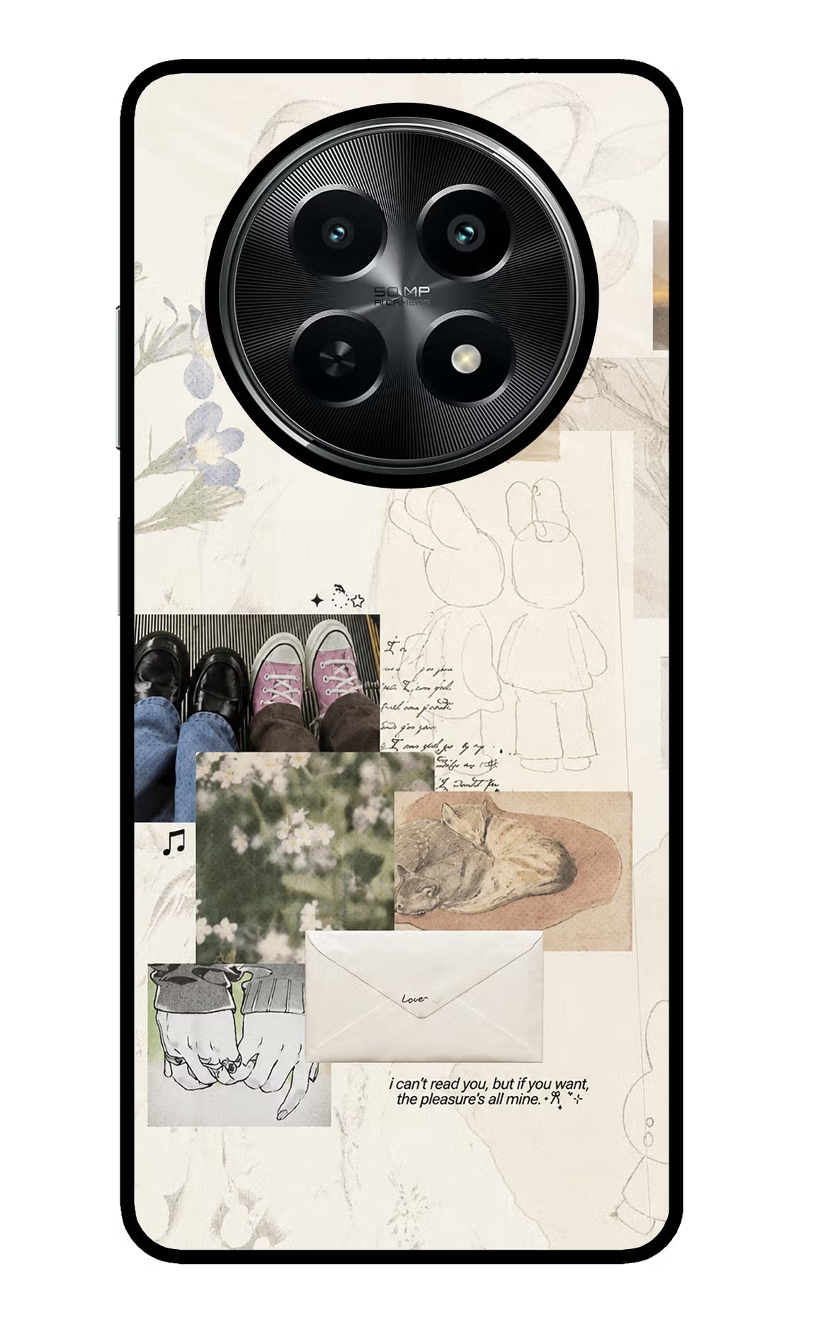 Soft Aesthetic Realme C65 5G Glass Case - Soft Aesthetic Realme C65 5G Glass Case Soft Aesthetic Realme C65 5G Glass Case